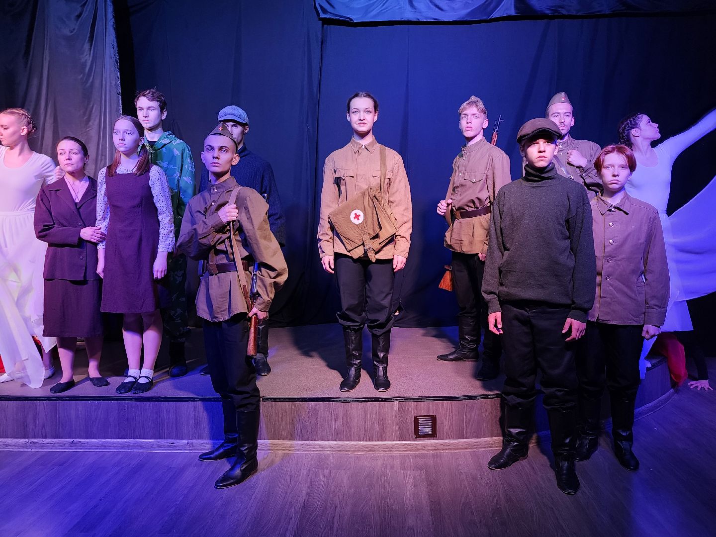 литературно-пластический спектакль, Великая Отечественная война, молодежный социальный театр, Ногинск, Богородский городской округ,