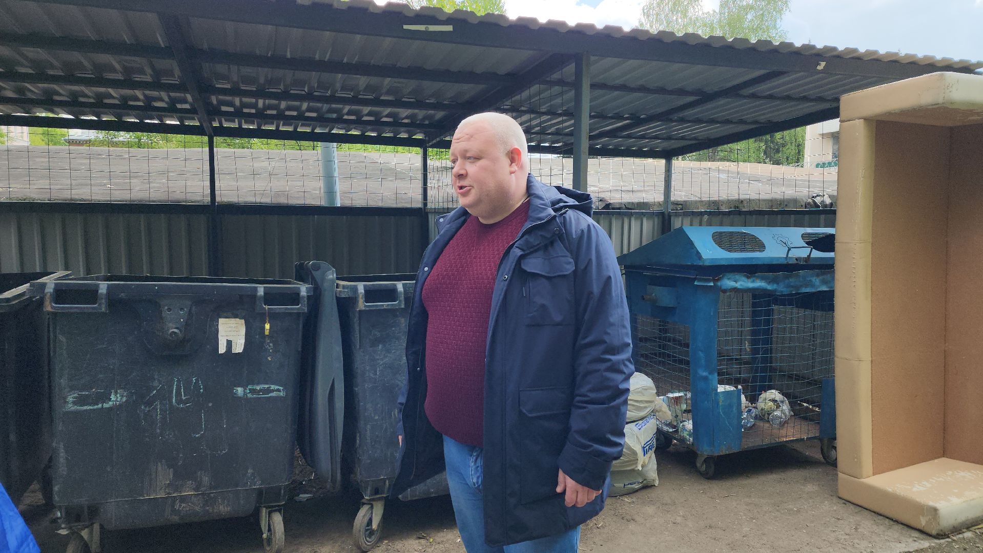 контейнерная площадка, реконструкция, вывоз мусора,