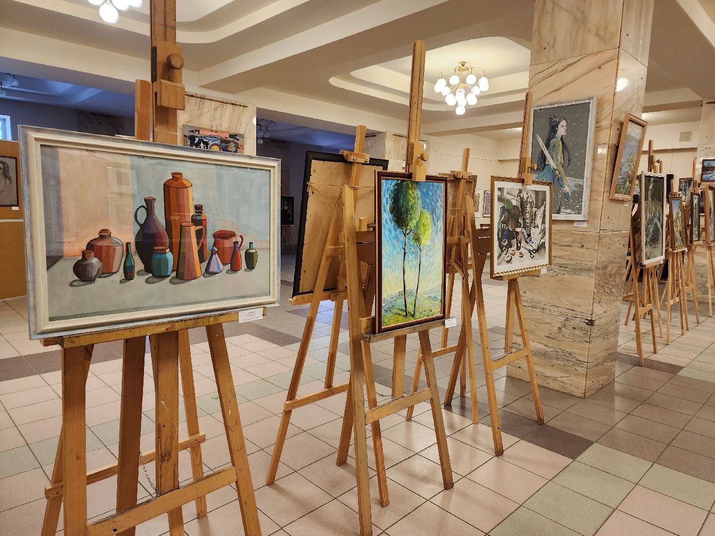 Долгопрудный, Выставка, Художники,