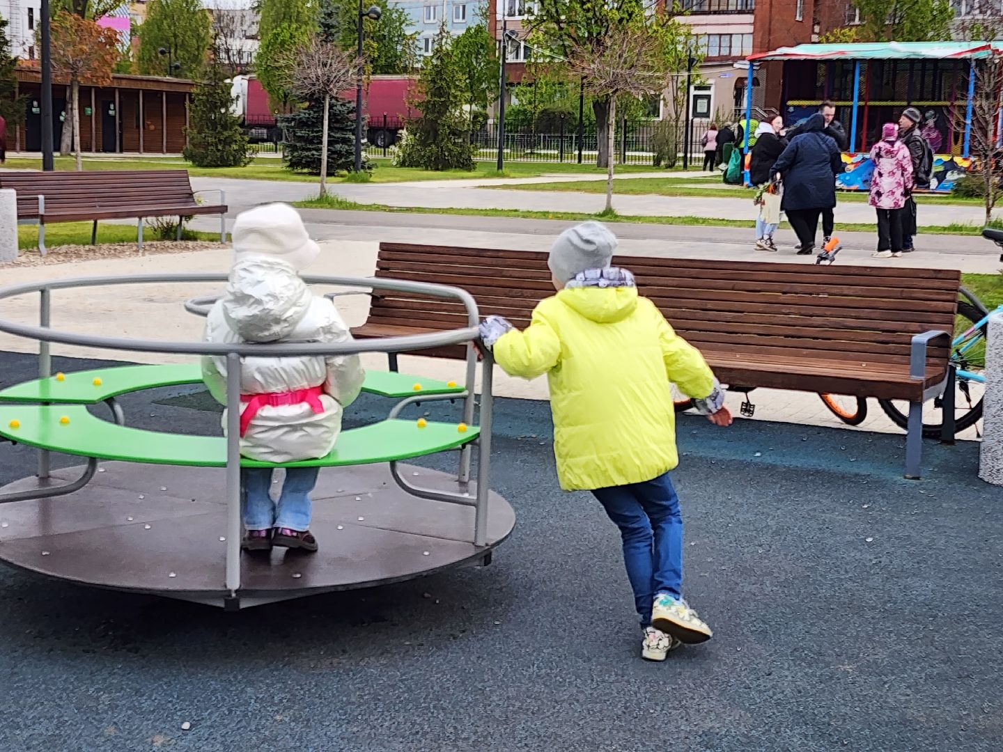 Ремонт детских площадок, парки подмосковья, орехово зуево,