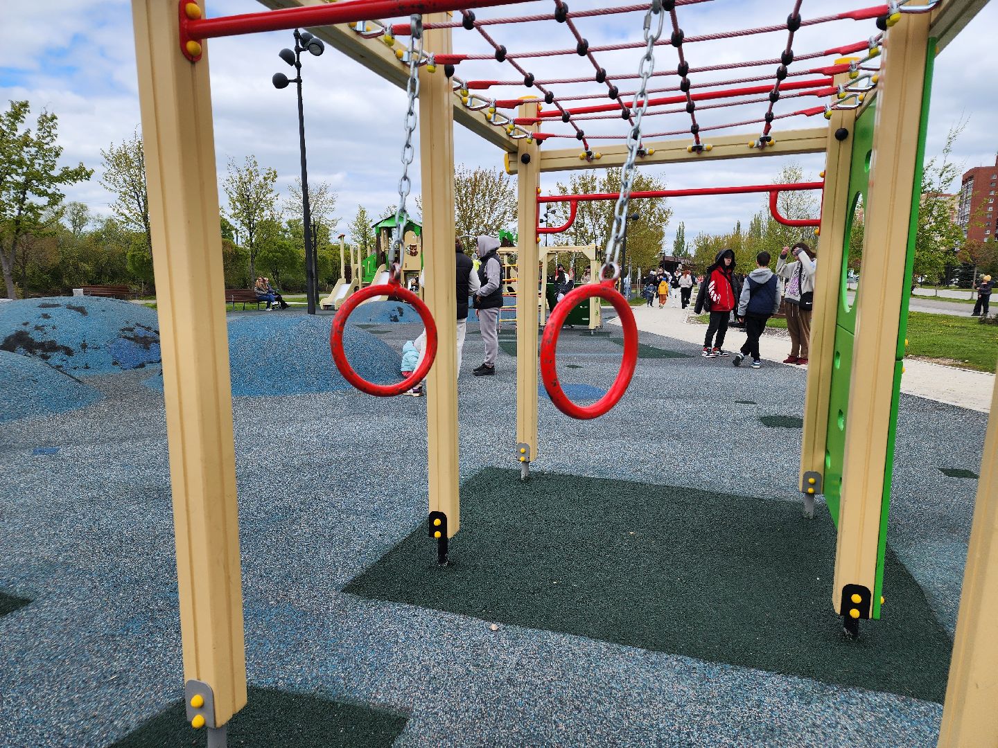 Ремонт детских площадок, парки подмосковья, орехово зуево,