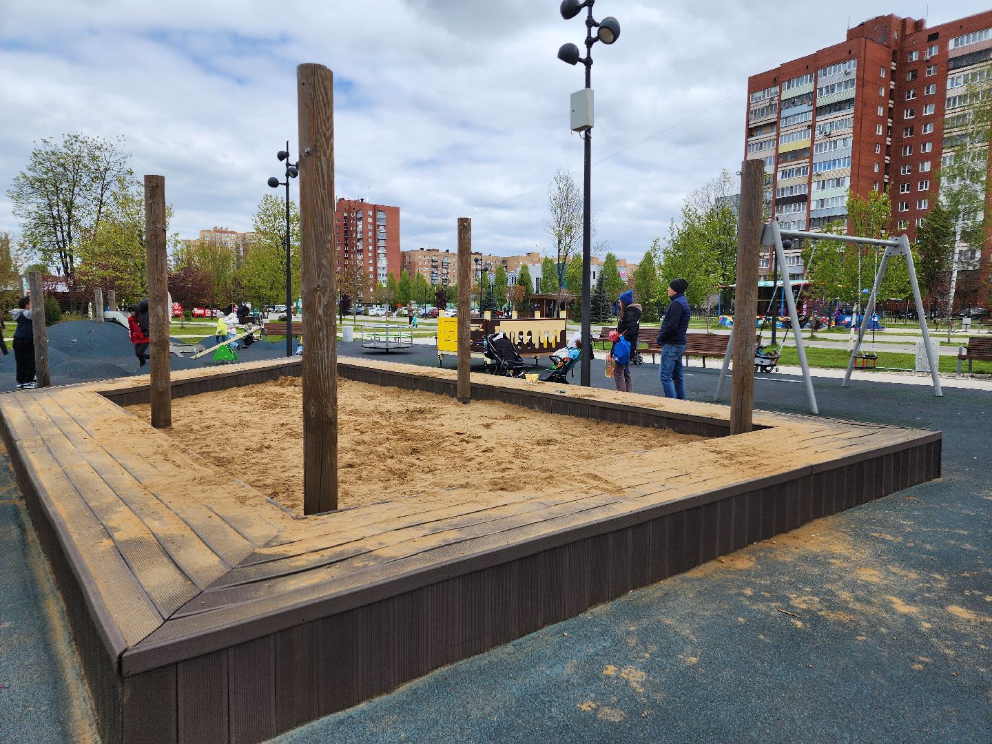 Ремонт детских площадок, парки подмосковья, орехово зуево,