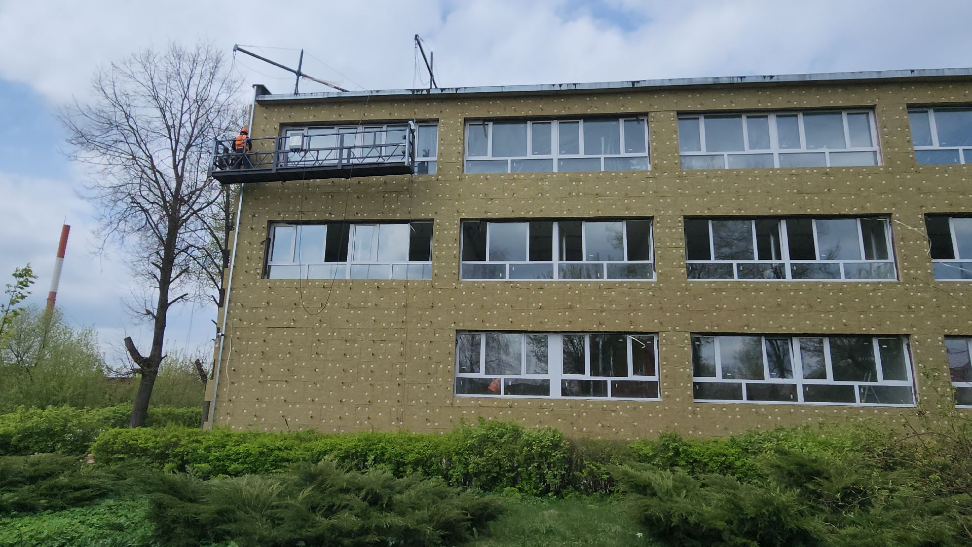 серпухов, школа 11, улица центральная, капитальный ремонт, фасад,