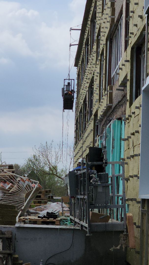 серпухов, школа 11, улица центральная, капитальный ремонт, фасад,