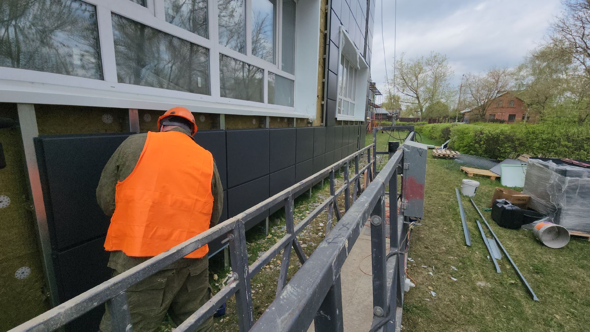 серпухов, школа 11, улица центральная, капитальный ремонт, фасад,