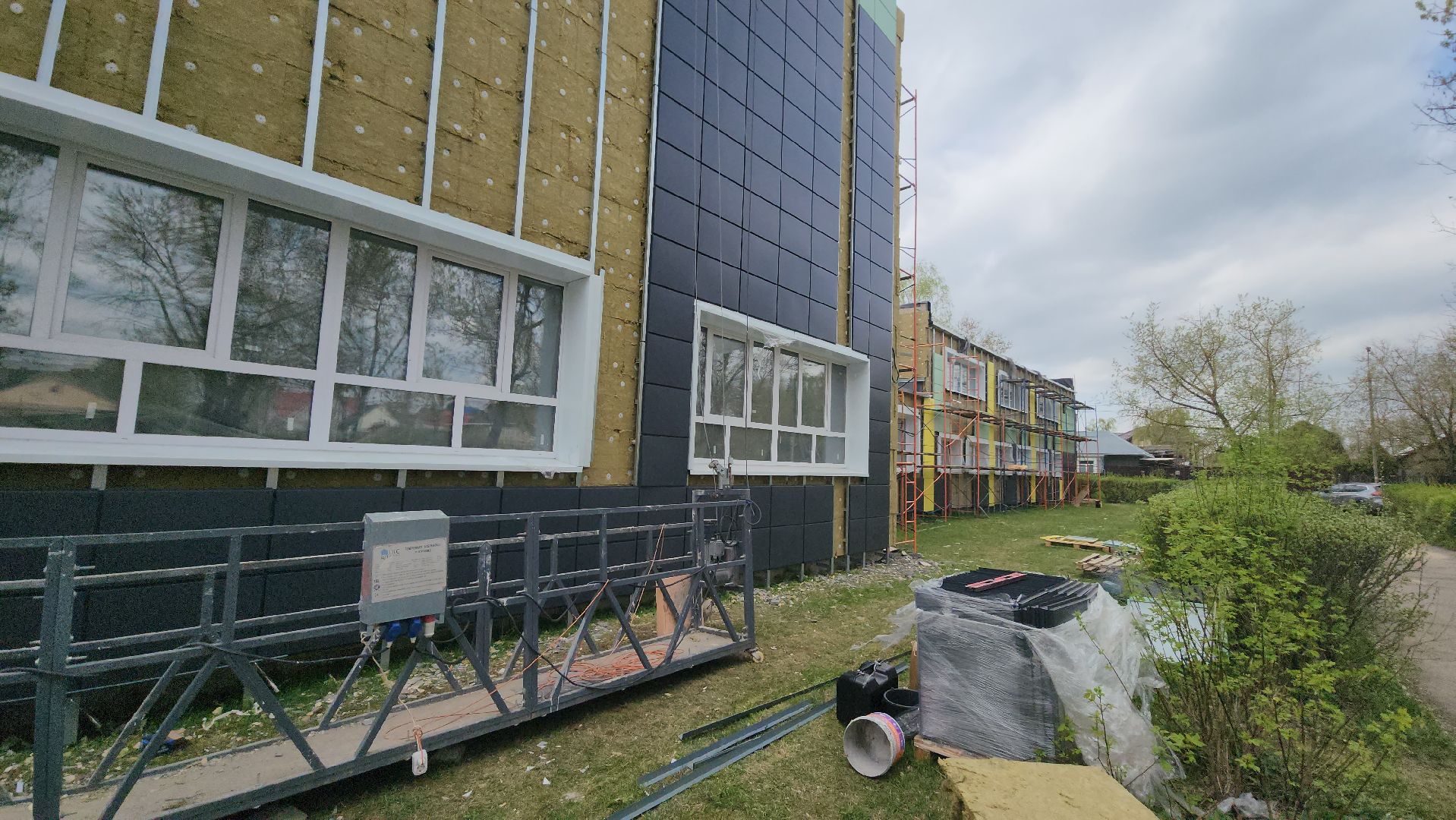 серпухов, школа 11, улица центральная, капитальный ремонт, фасад,