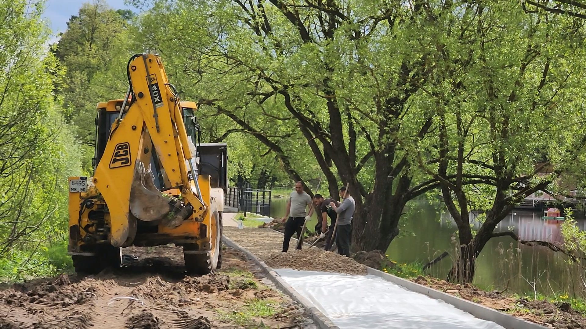 одинцово, пешком, большие вяземы, губернатор, благоустройство, пешеходная дорожка,