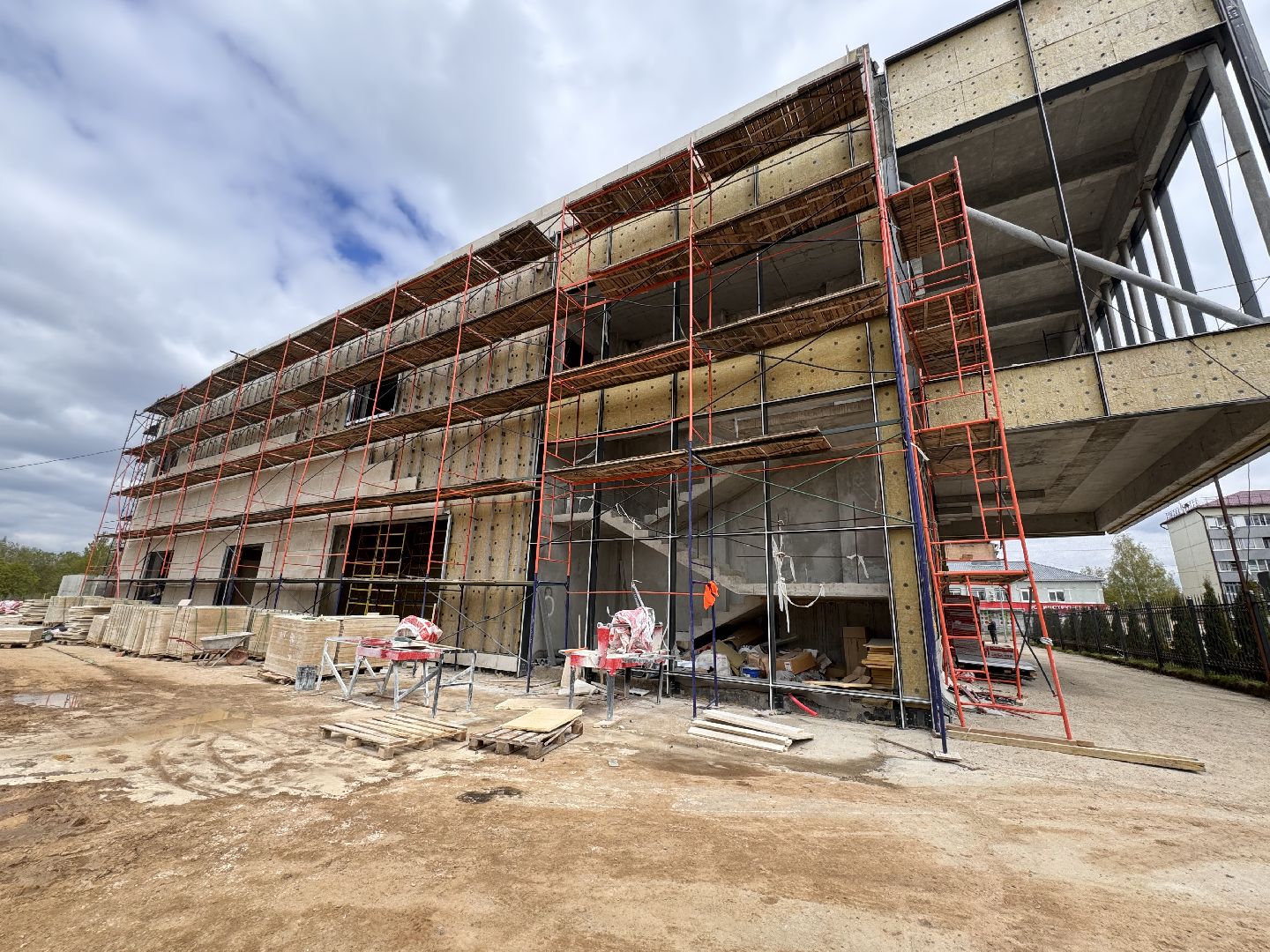 шаховская, дворец торжеств, строительство,