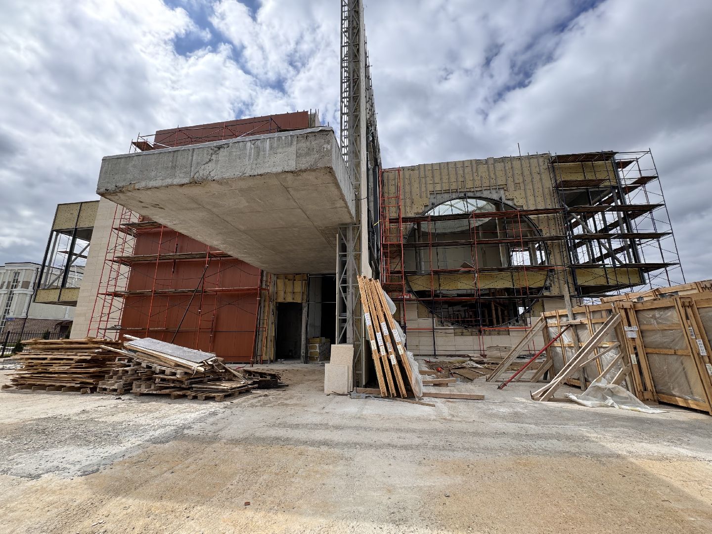 шаховская, дворец торжеств, строительство,