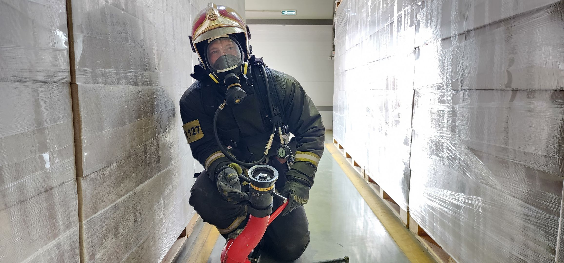 раменское, общество, пожарная безопасность, тактические учения на складском комплексе в Софьино,