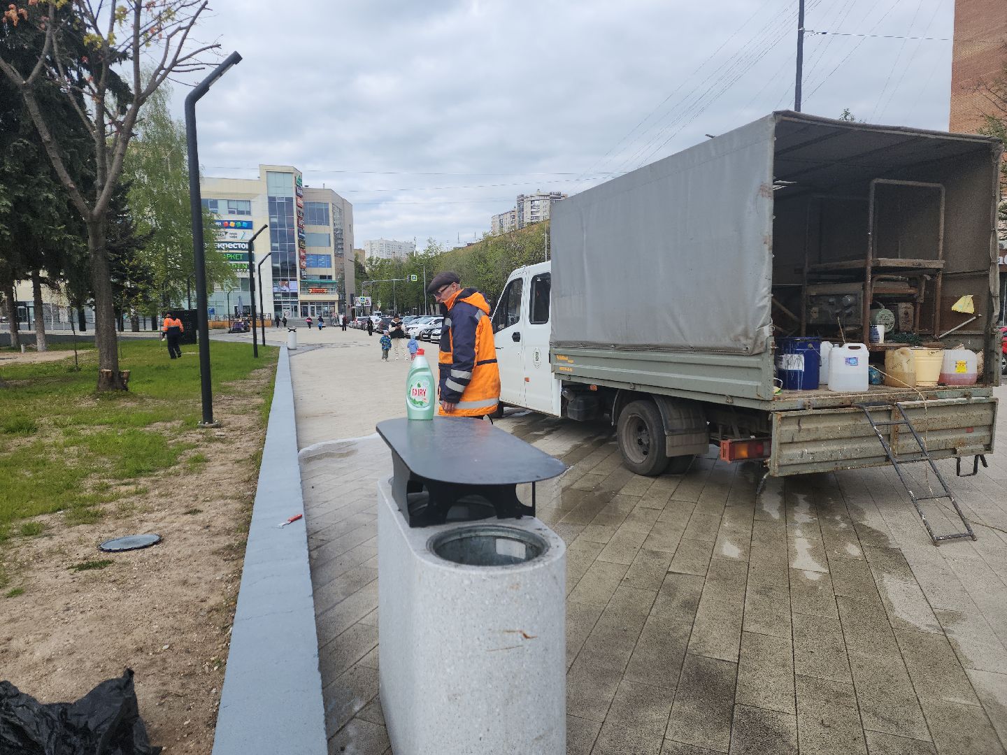 пушкино, фонтан, благоустойство, площадь, коммунальные служба,