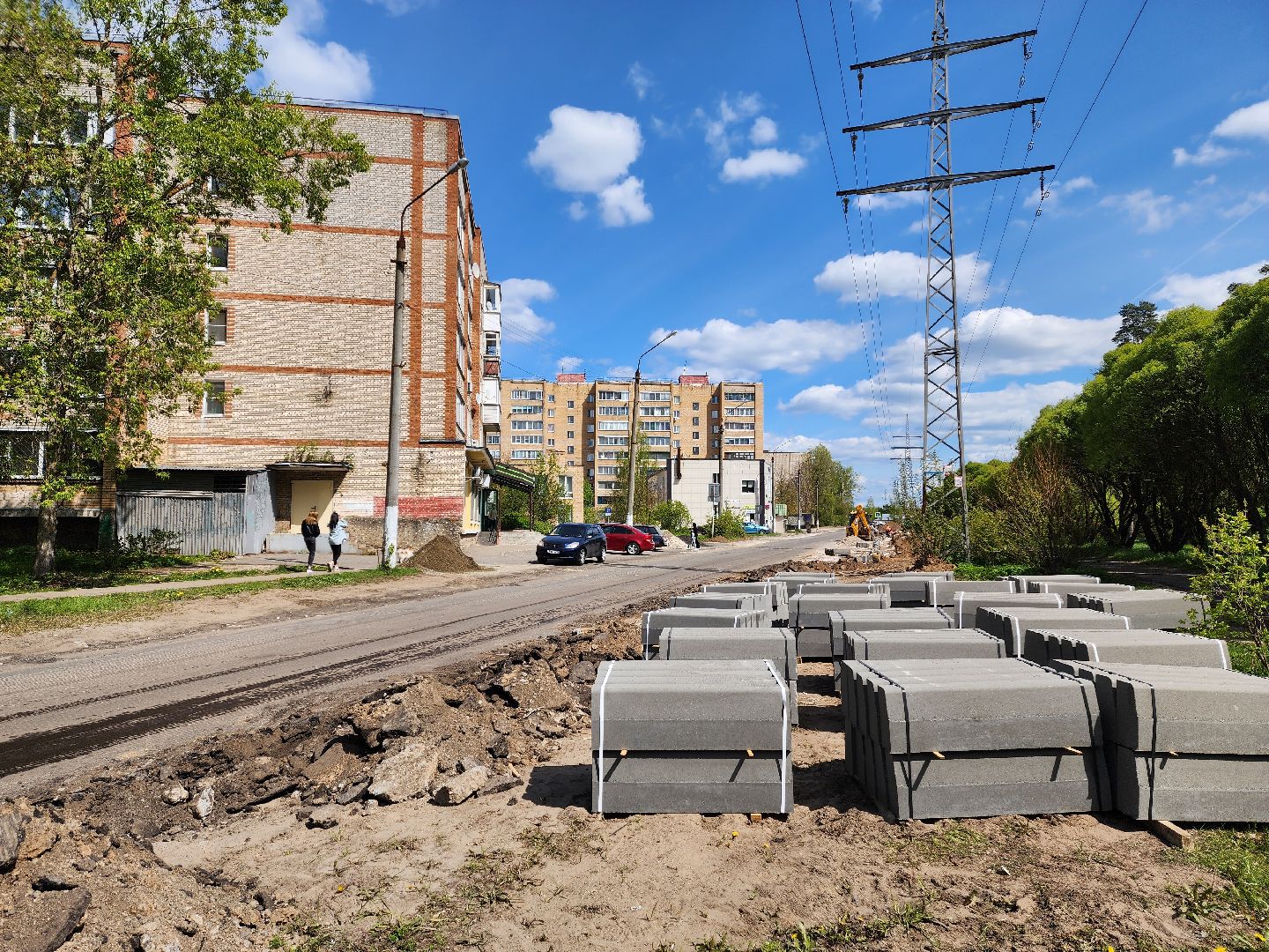 красноармейск, г.о. пушкинский, капитальный ремонт дороги, дорожные работы,