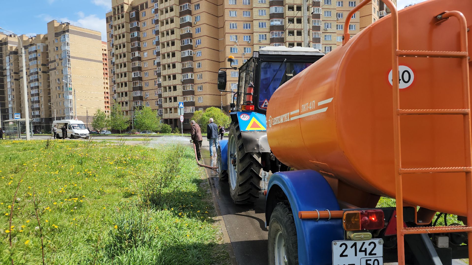 благоустройство, Лосино-Петровский, коммунальщики, растения, деревья,