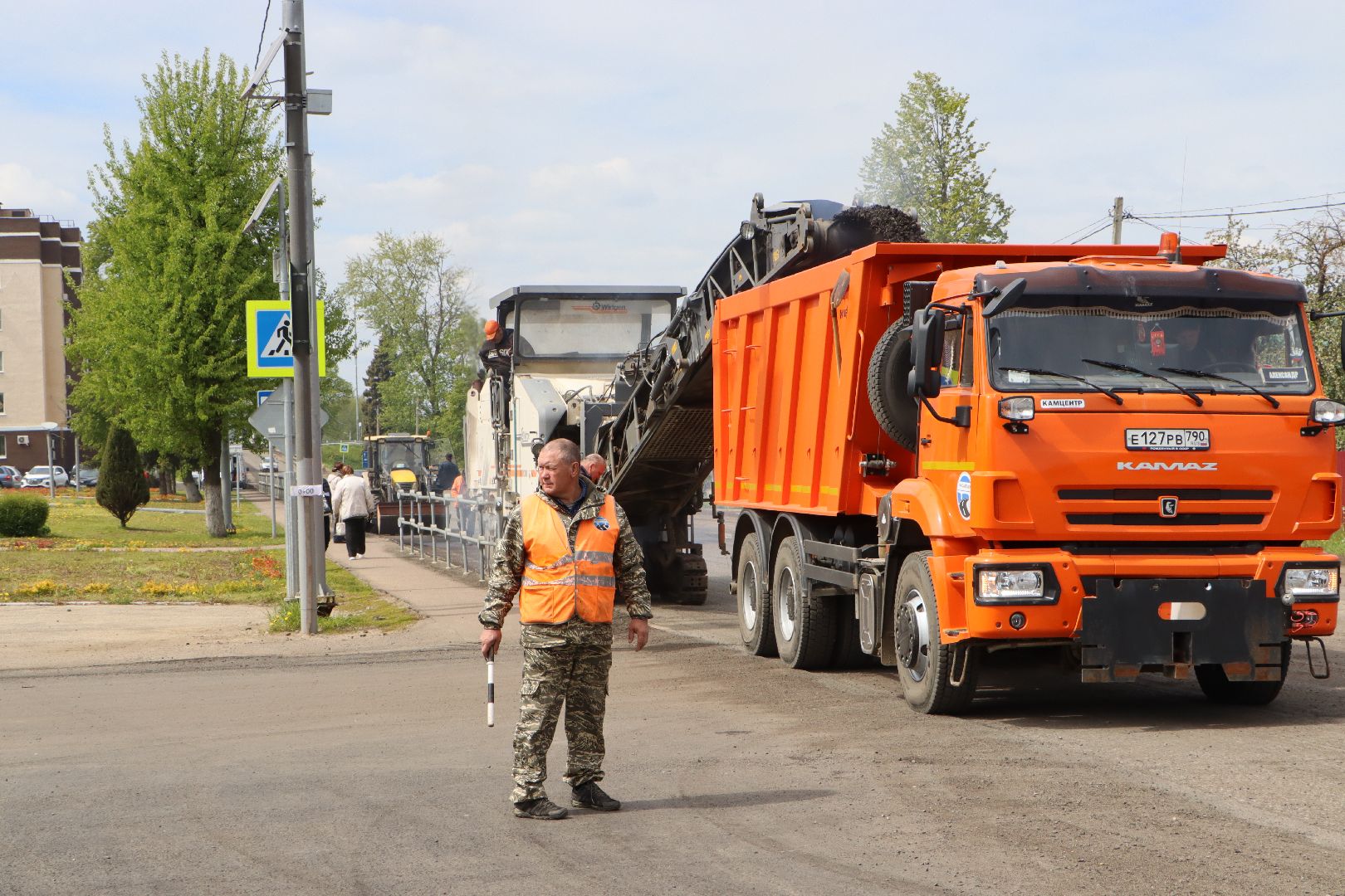 Серебряные Пруды, Ремонт дорог, дороги, национальный проект, программа губернатора, безопасные и качественные дороги,