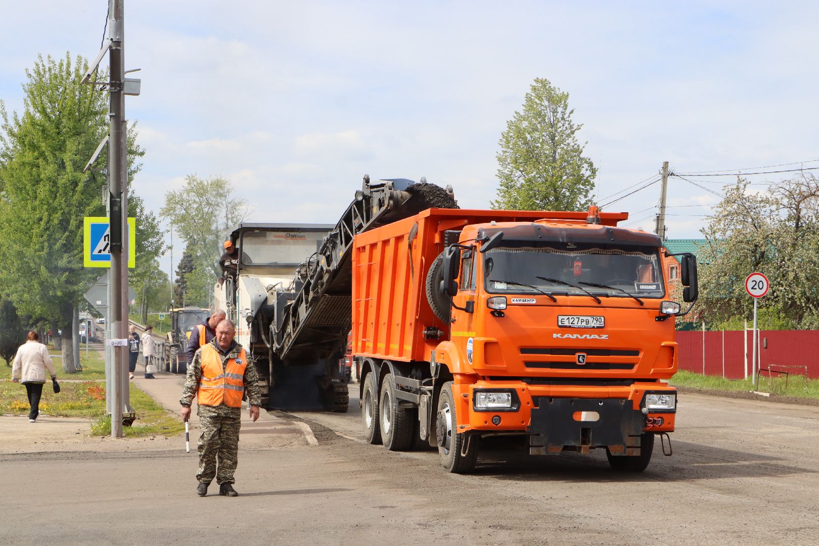 Серебряные Пруды, Ремонт дорог, дороги, национальный проект, программа губернатора, безопасные и качественные дороги,