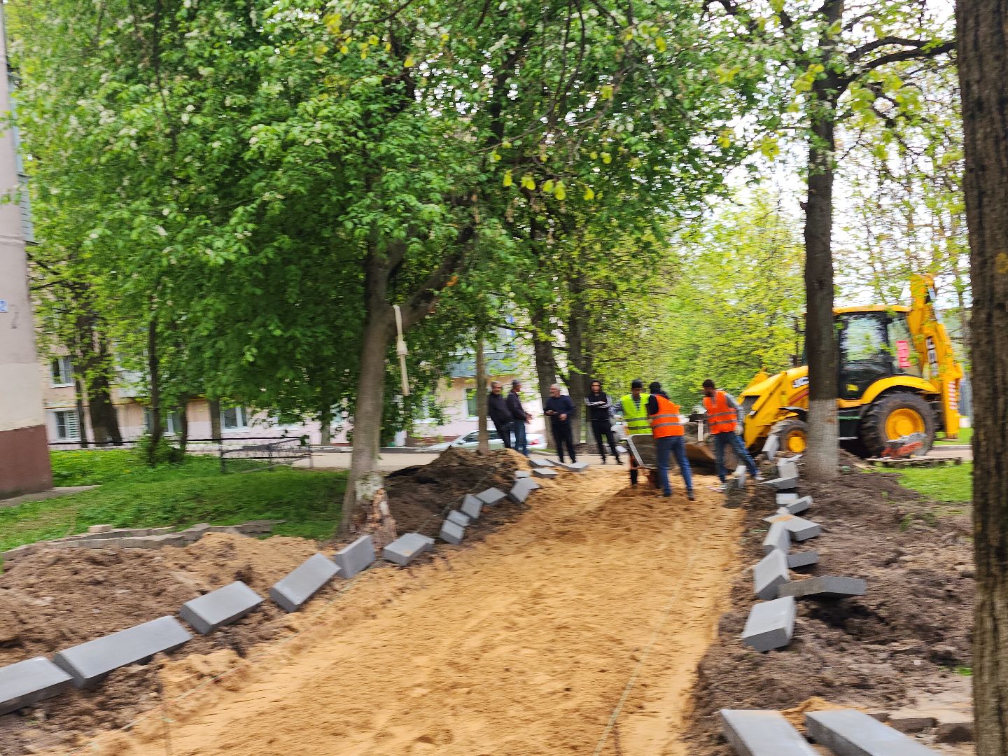 Звенигород, Благоустройство тротуаров,