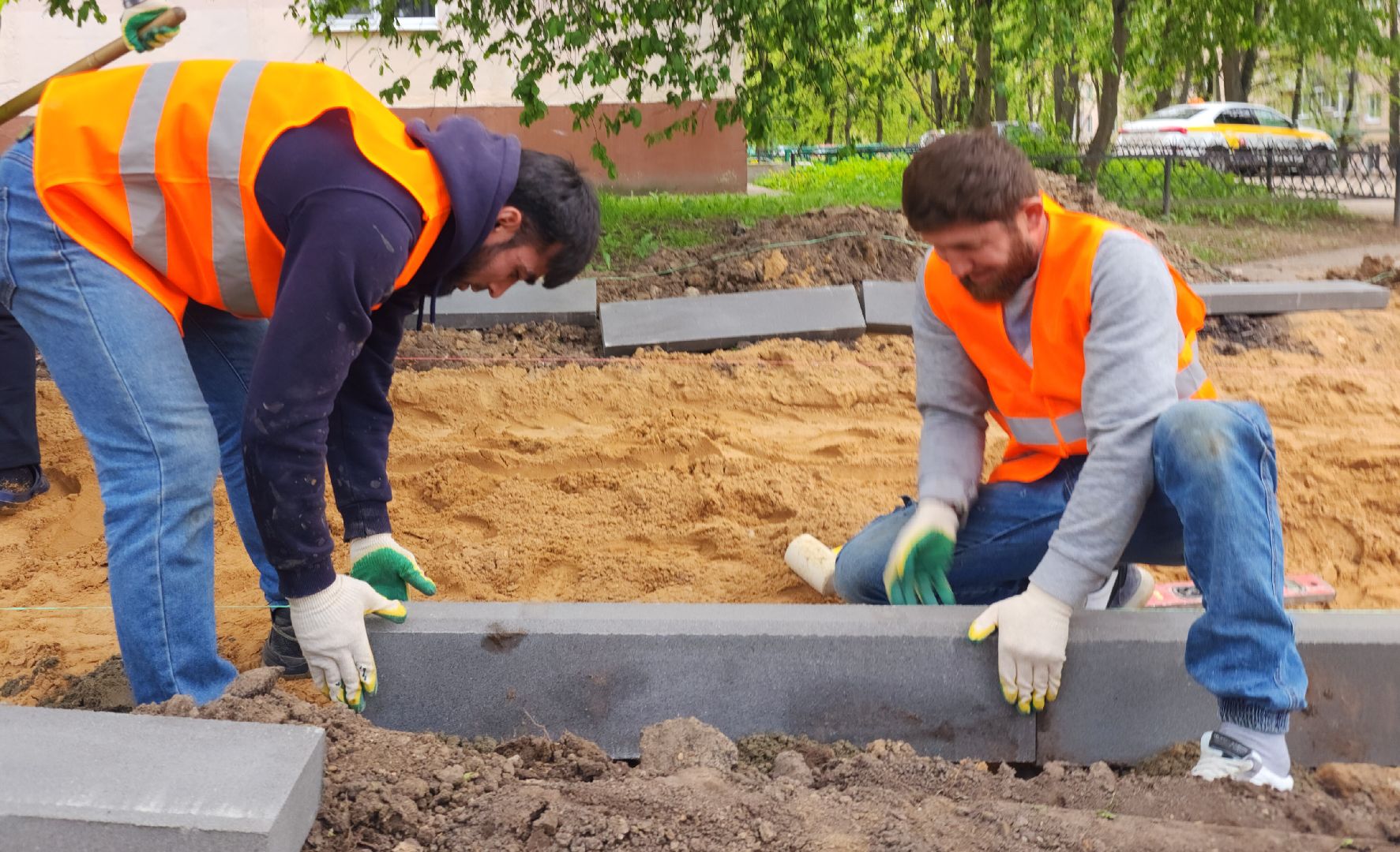 Звенигород, Благоустройство тротуаров,