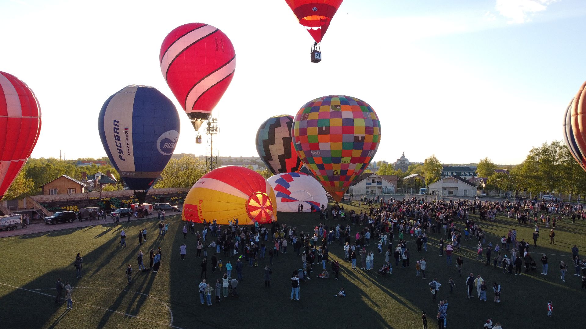 Клин, общество, люди, аэростаты, фестивали, Подмосковье, Город на ладони, воздухоплавательный спорт,