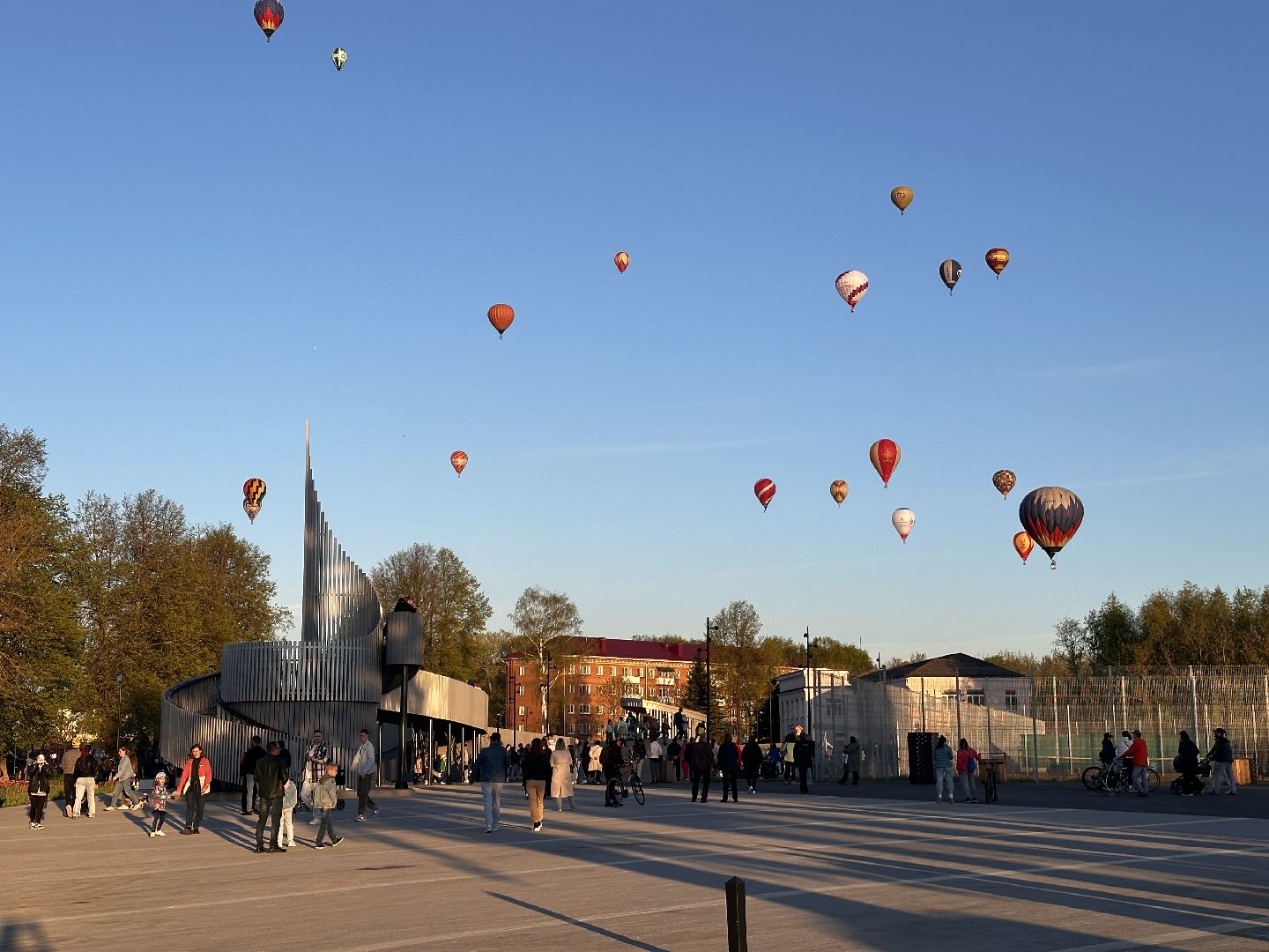 Клин, общество, люди, аэростаты, фестивали, Подмосковье, Город на ладони, воздухоплавательный спорт,