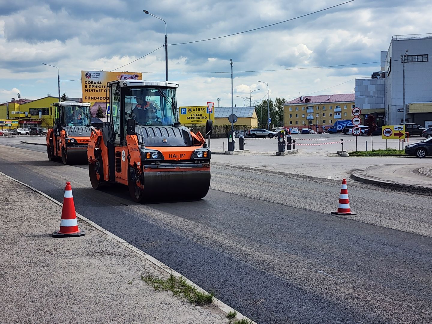серпухов, северное шоссе, асфальтобетон, строительство дорог, мосавтодор,