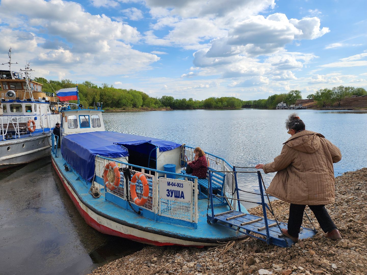 серпухов, подмосковье, речная навигация, порт Серпухов,