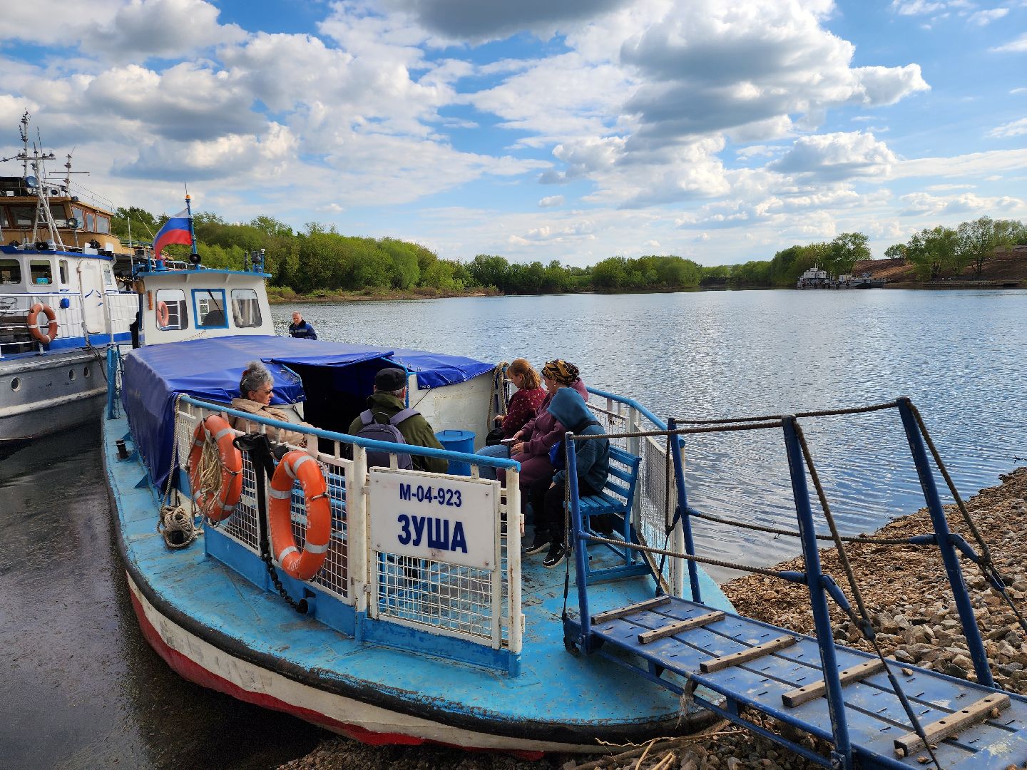 серпухов, подмосковье, речная навигация, порт Серпухов,