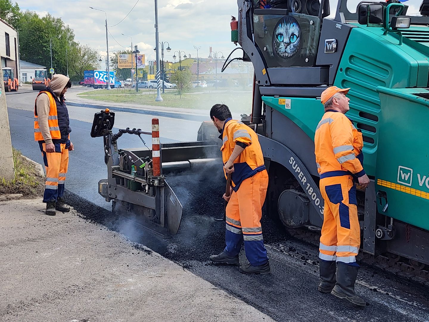 серпухов, северное шоссе, асфальтобетон, ремонт дорог, строительство дорог,