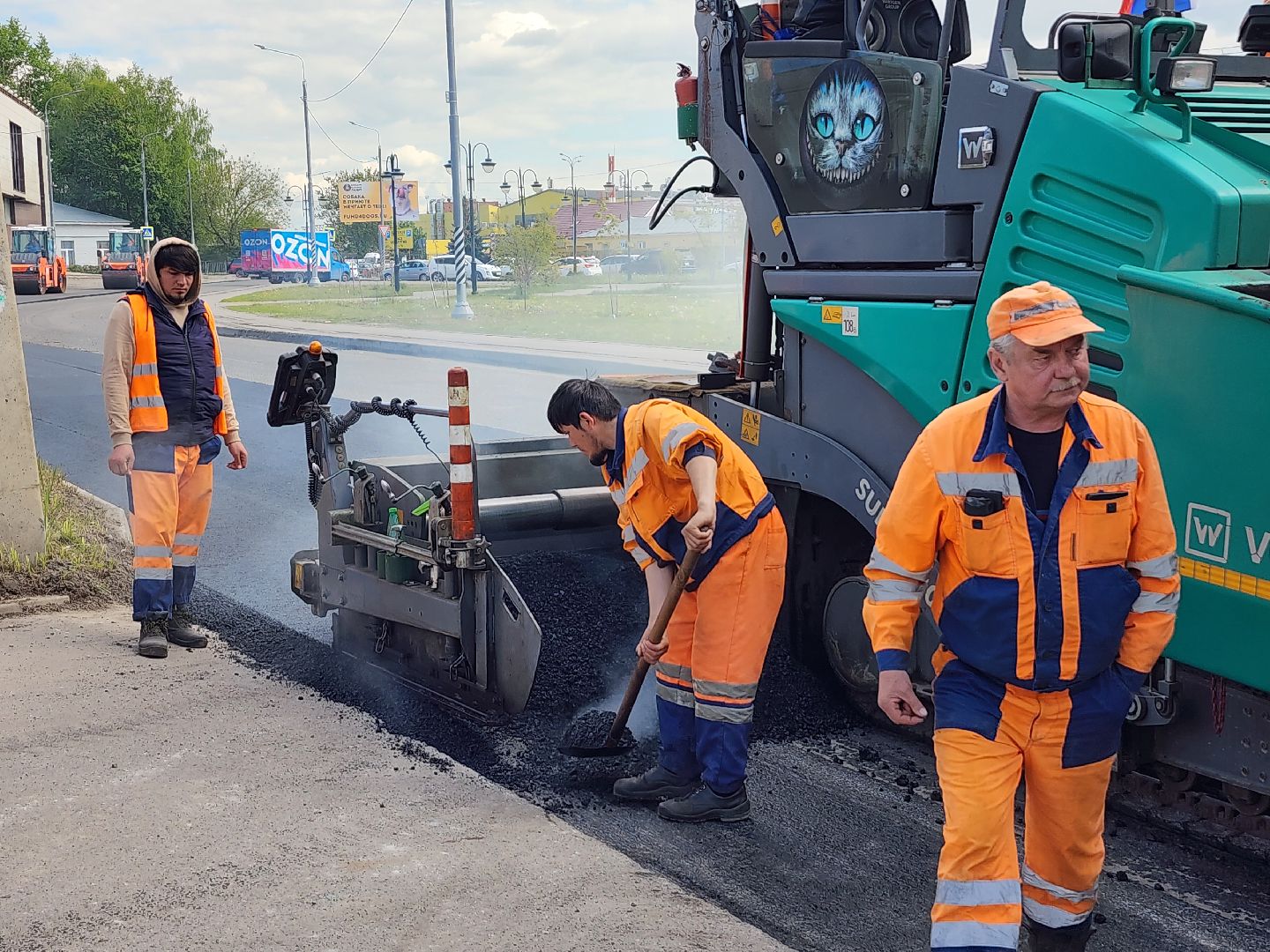 серпухов, северное шоссе, асфальтобетон, ремонт дорог, строительство дорог,