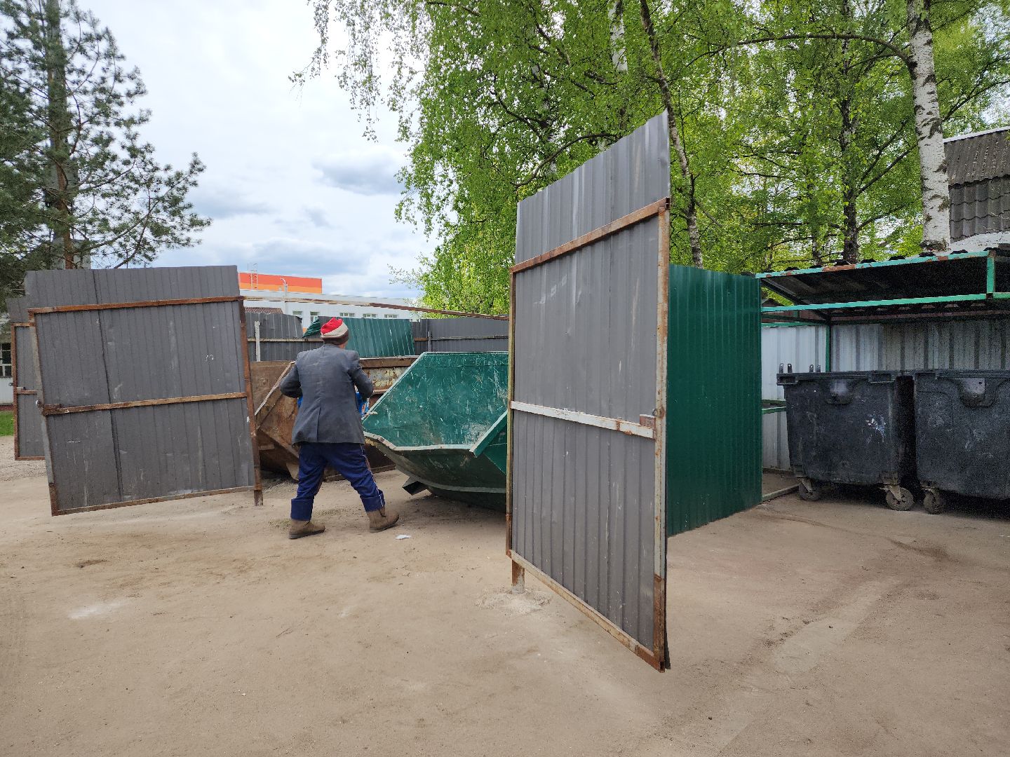 пушкино, региональный оператор, вывоз мусора, контейнерная площадка, ремонт,