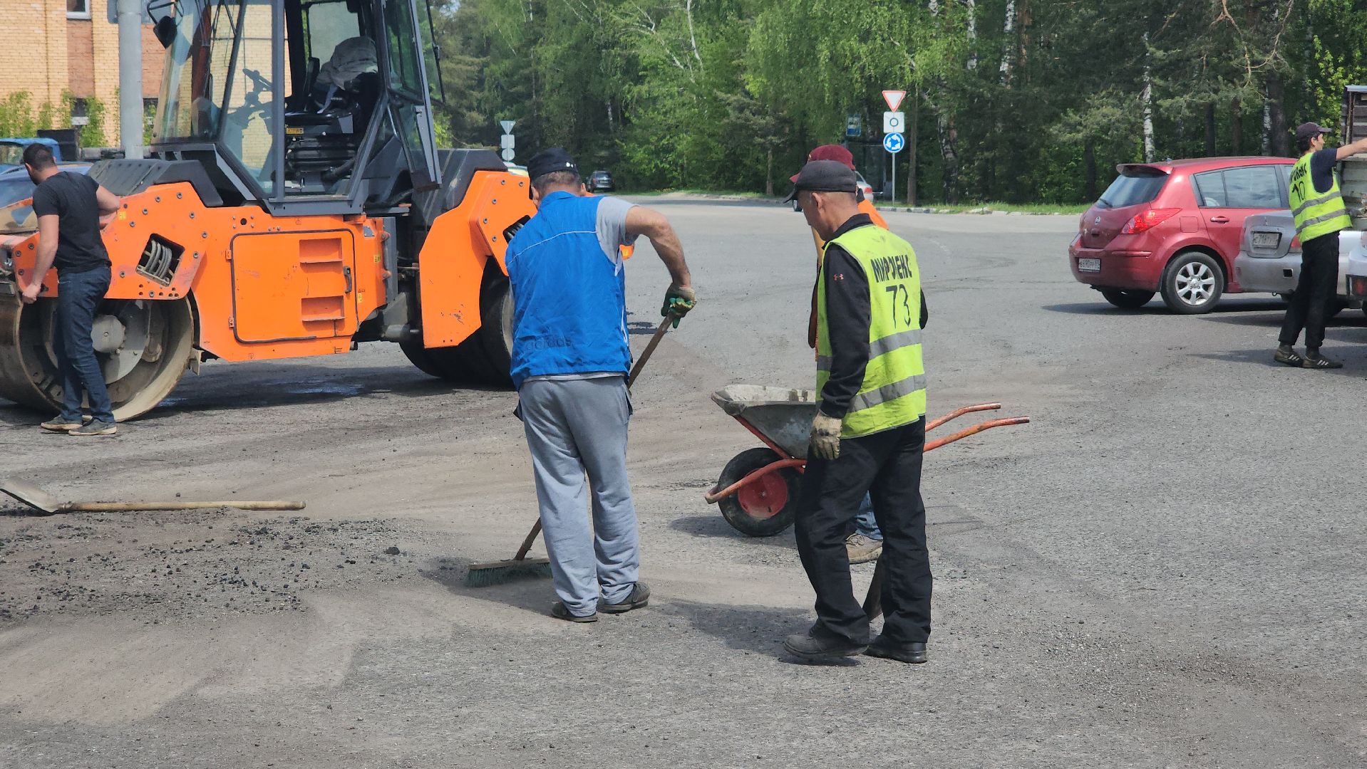 Дороги, Ремонт дорог, укладка асфальта, Дубна,