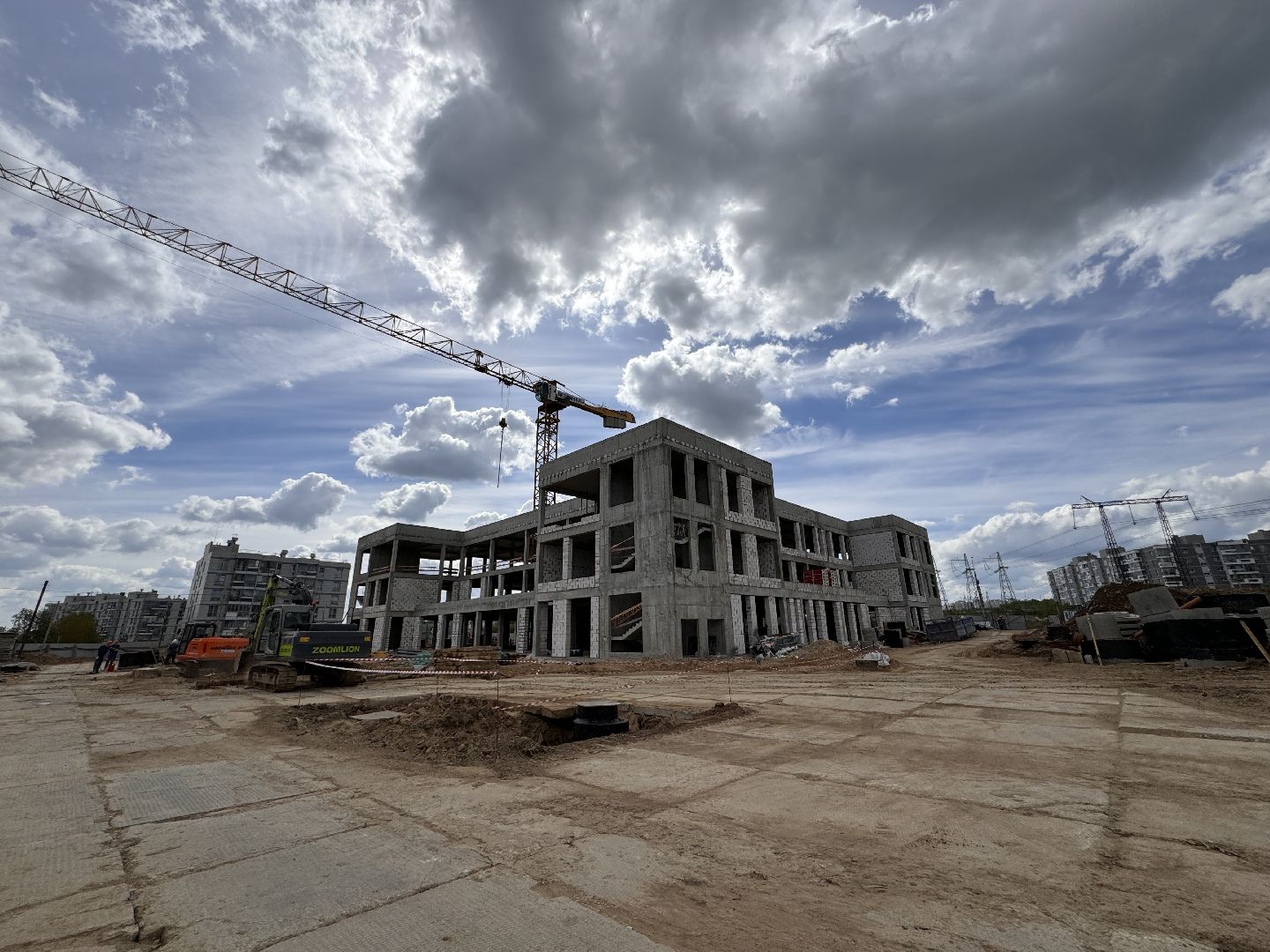 Одинцово, Ромашково, Строительство КДЦ,