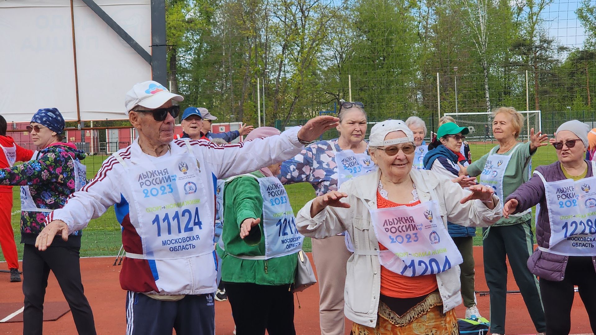 Солнечногорск, стадион Металлург, Активное долголетие, марафон,