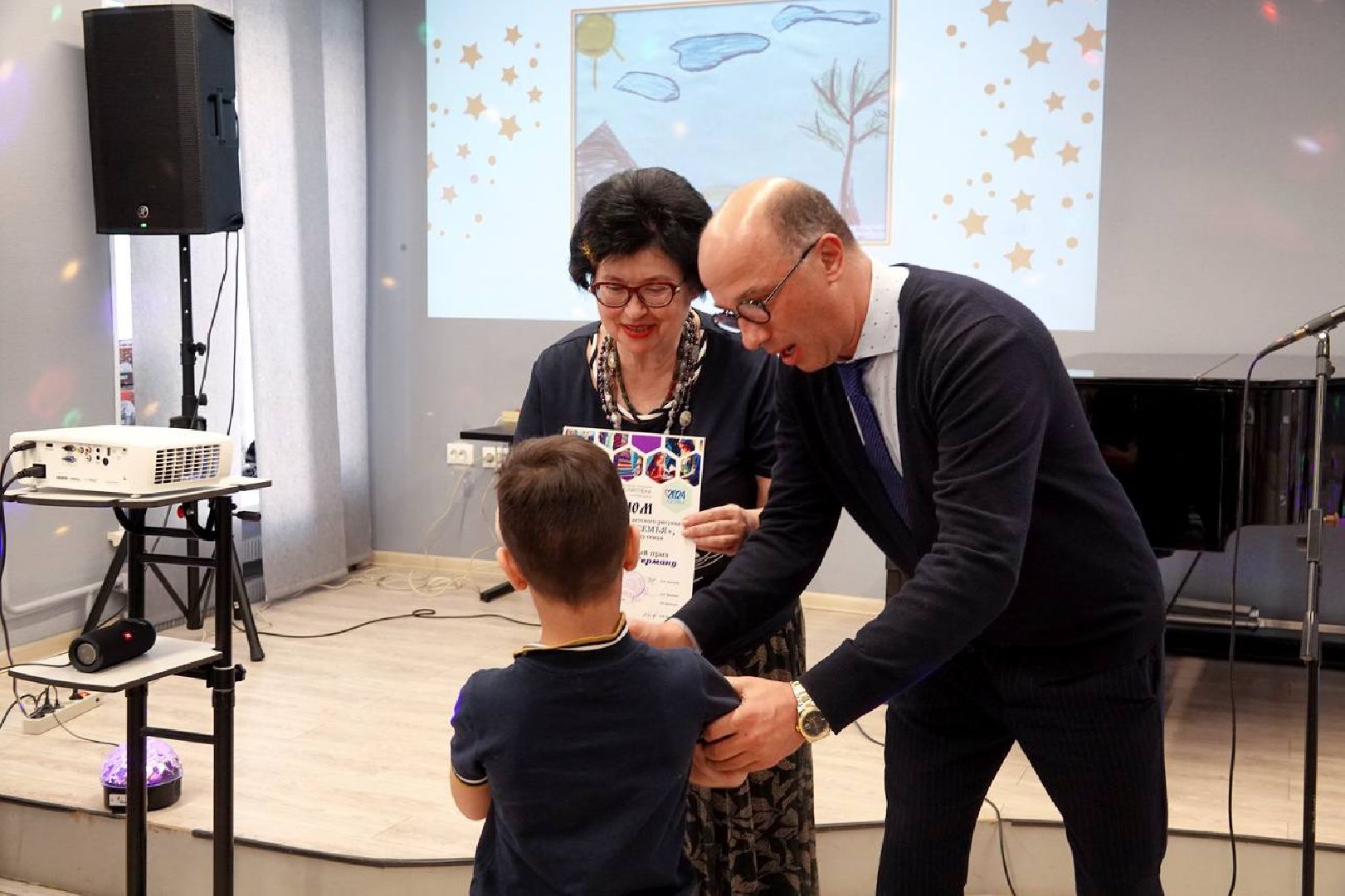 Культура, Детский рисунок, Библиотека, Год семьи, Депутаты, Дети,