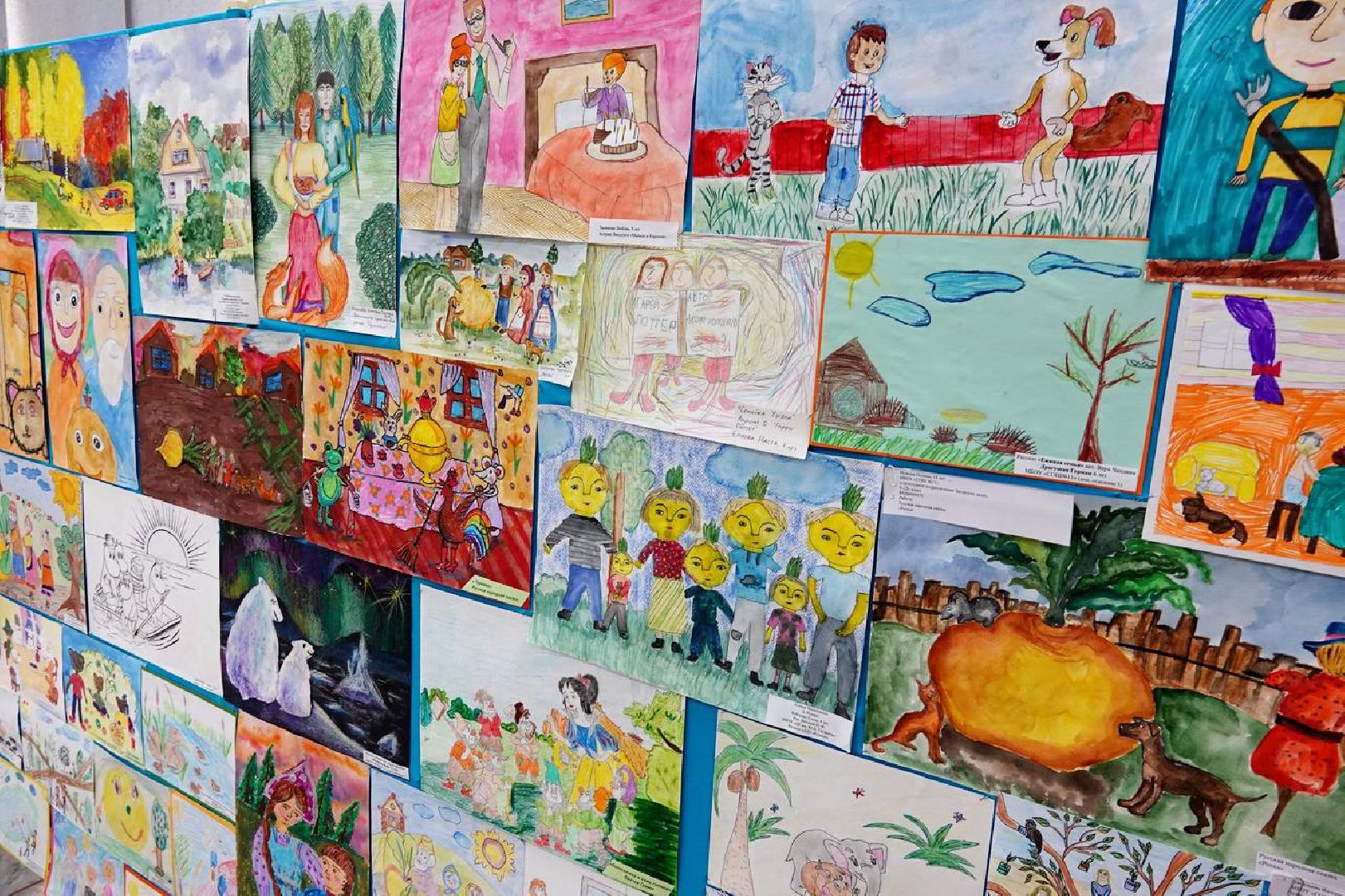 Культура, Детский рисунок, Библиотека, Год семьи, Депутаты, Дети,