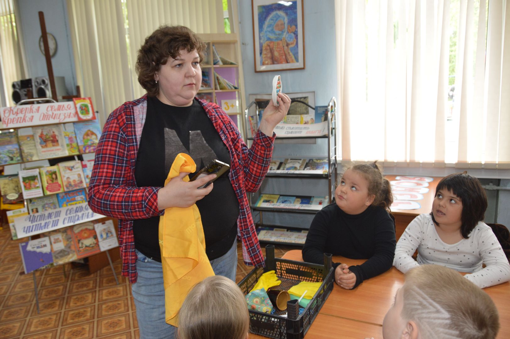 шатура, мастер-класс оригами, детская библиотека, международный день семьи, вертикальное видео,