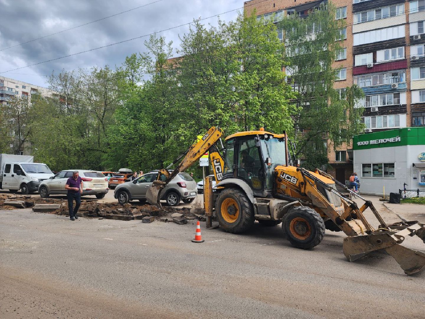 дорога, лобня, бордюр,