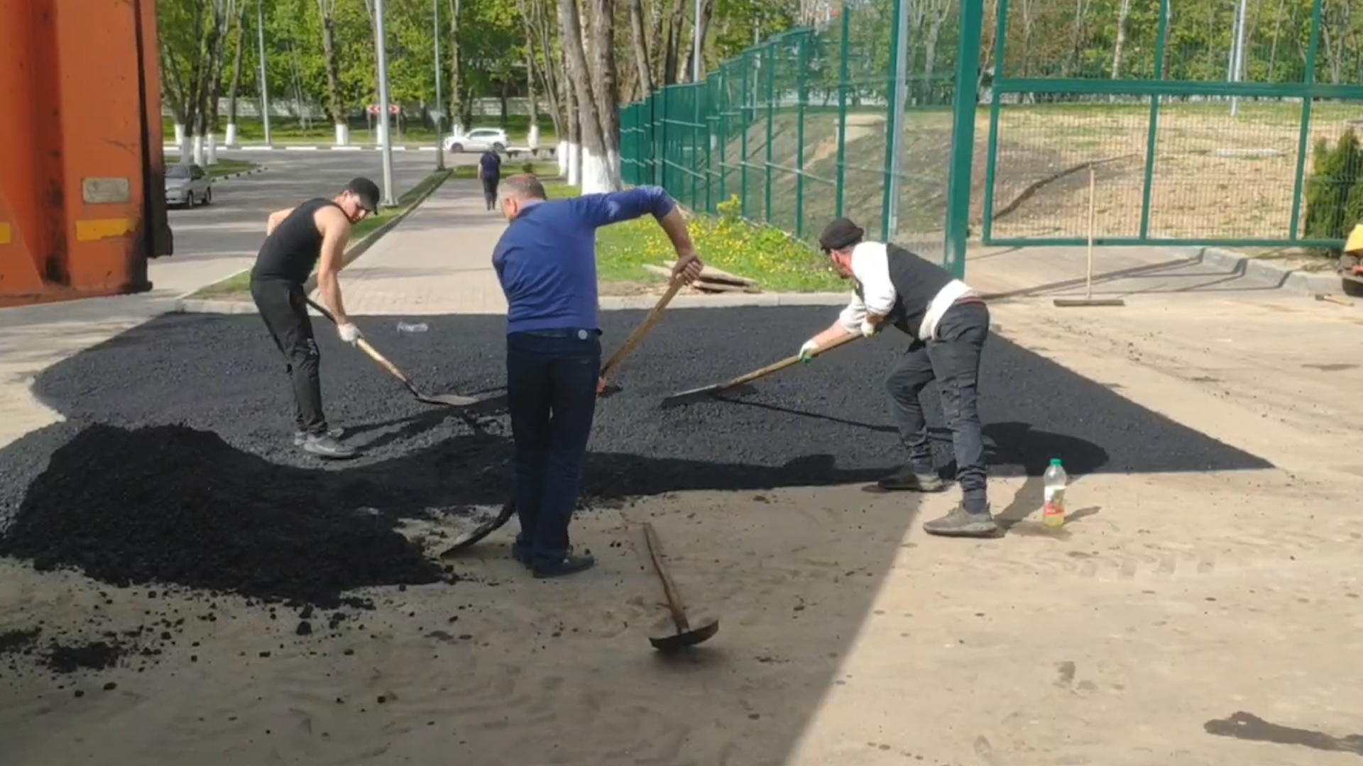 фок имени толубко, ремонт дорог, пешеходный тротуар, спорт во Власихе, новая дорога,