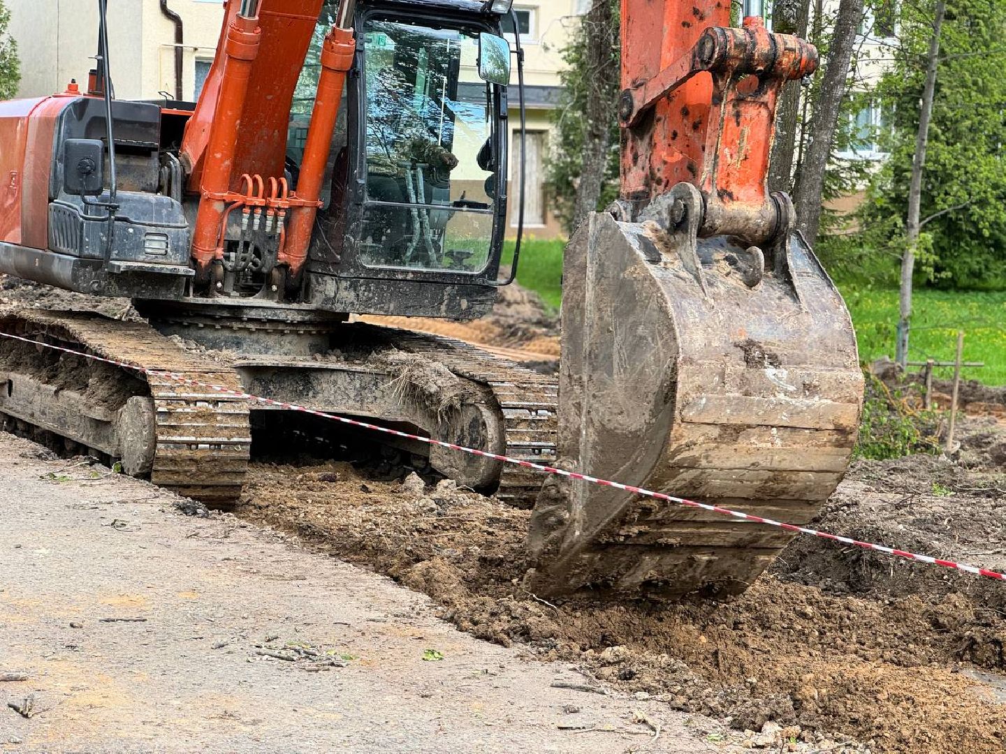 расширение дороги, городской округ восход, работы,