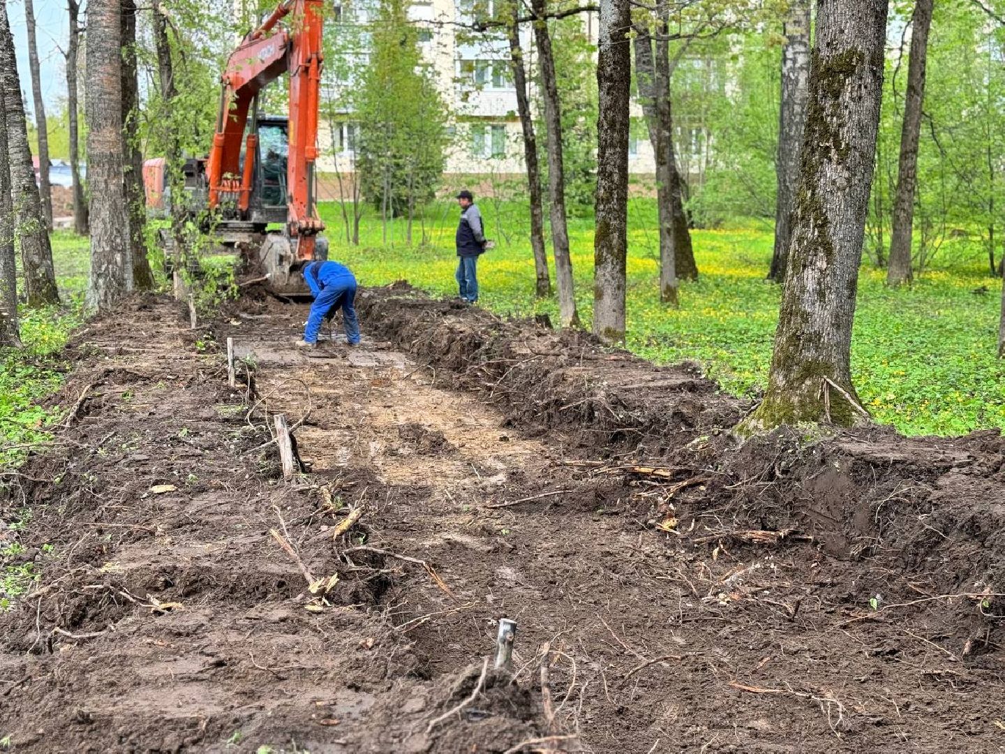 расширение дороги, городской округ восход, работы,