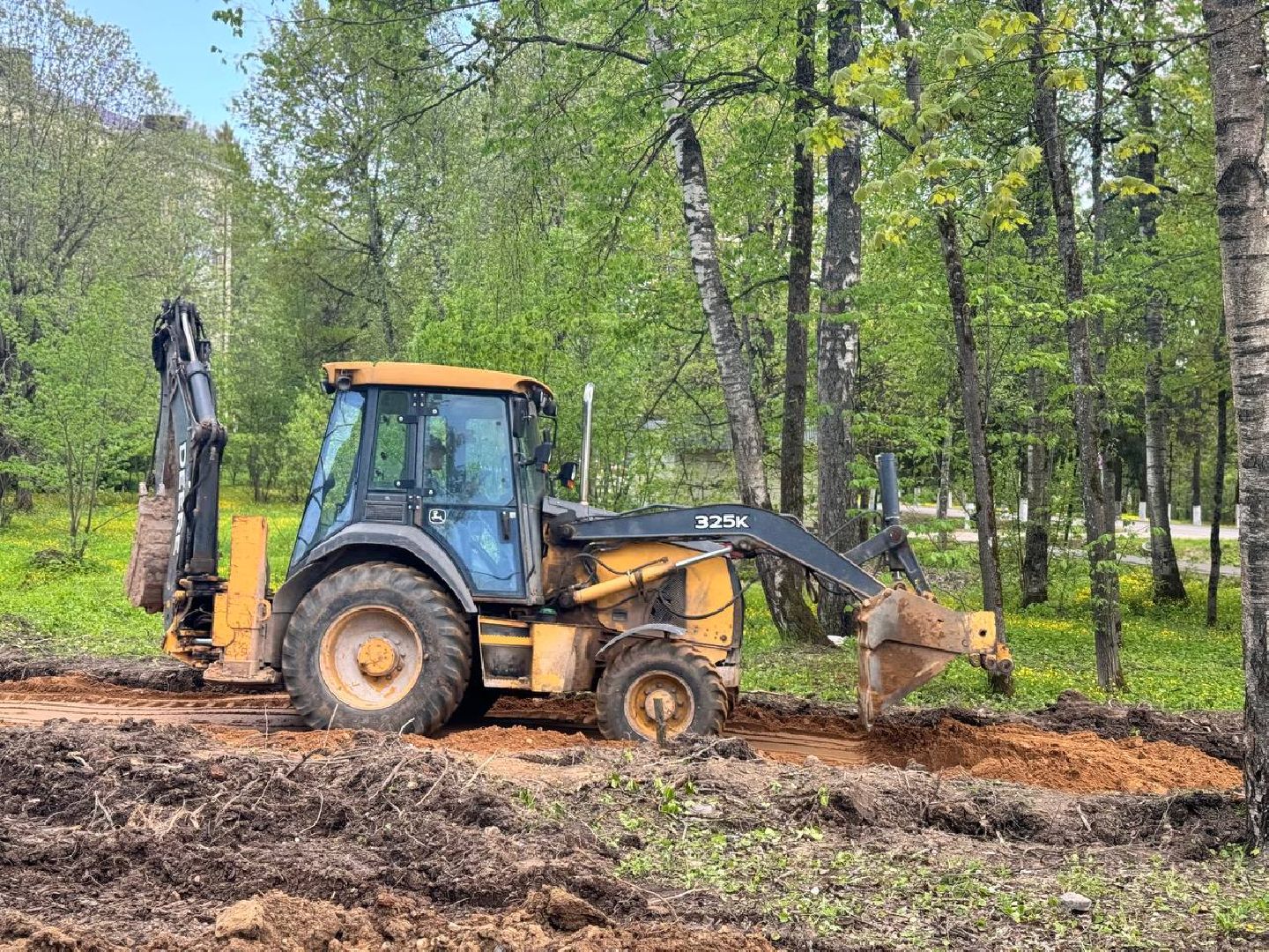 расширение дороги, городской округ восход, работы,