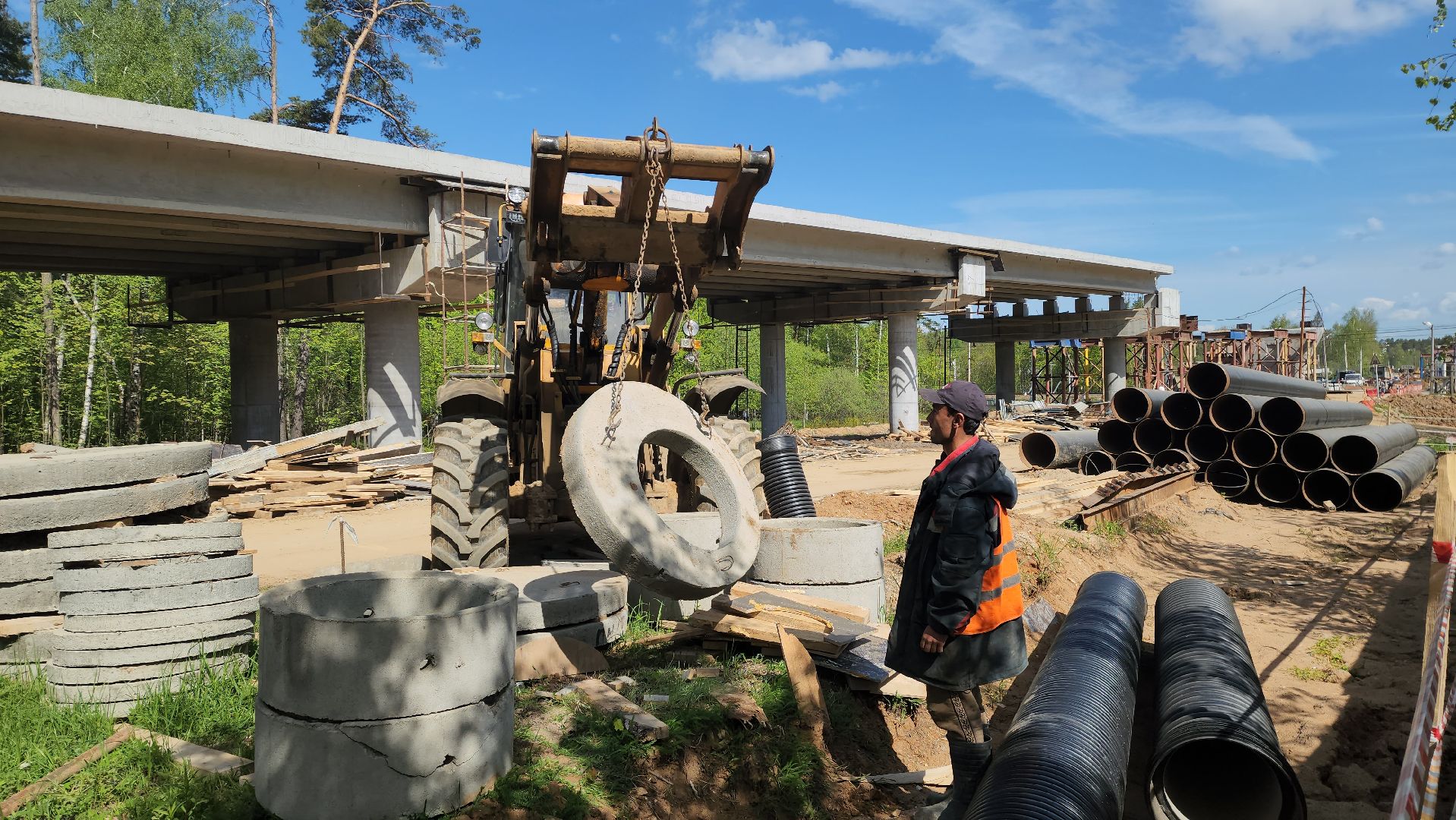 аникеевка, путепровод, мцд-2, строительство, красногорск,