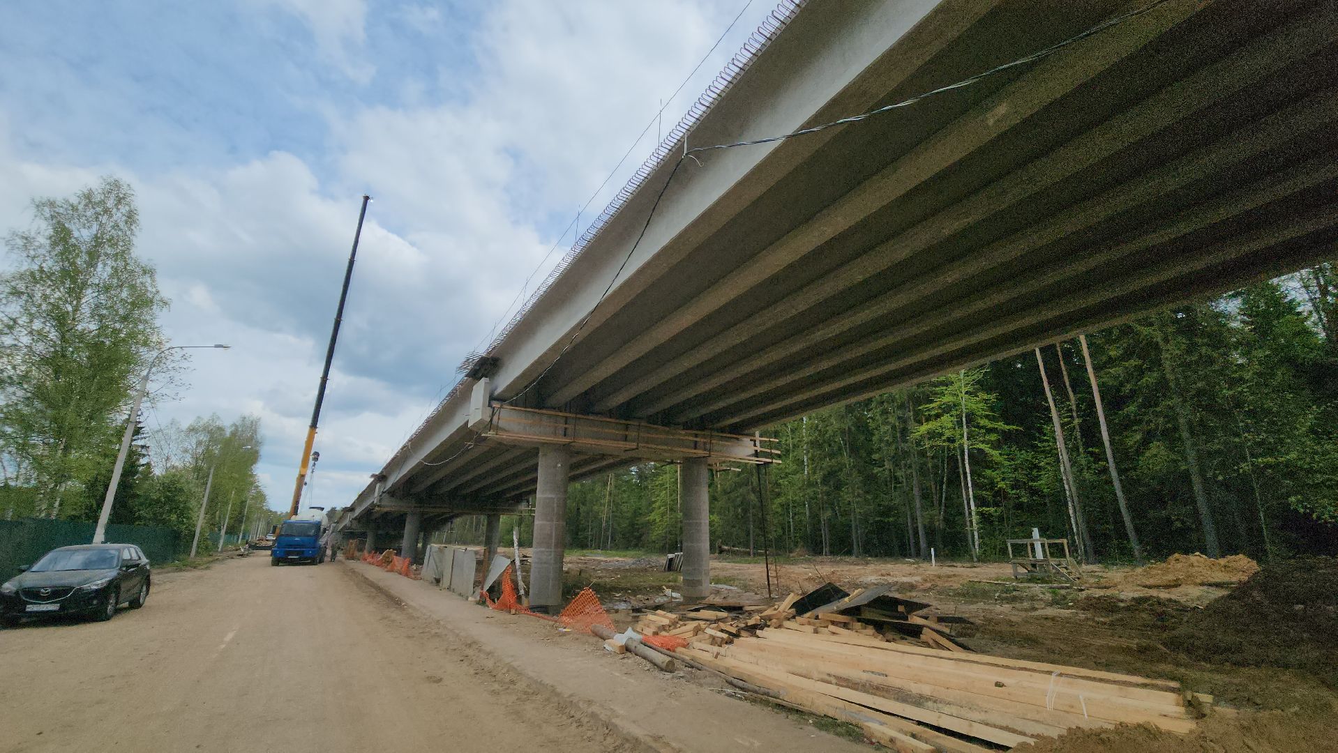аникеевка, путепровод, мцд-2, строительство, красногорск,