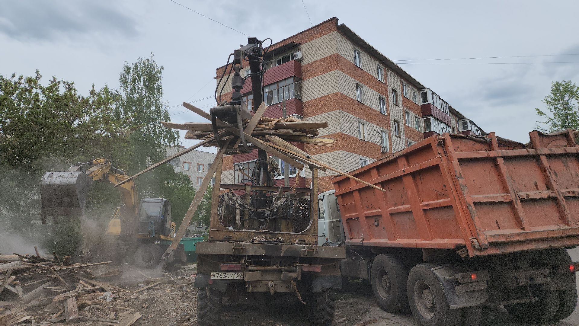 шатура, россия 1, новости подмосковья, снос дома, Переселение граждан из аварийного жилищного фонда, аврийное жилье,