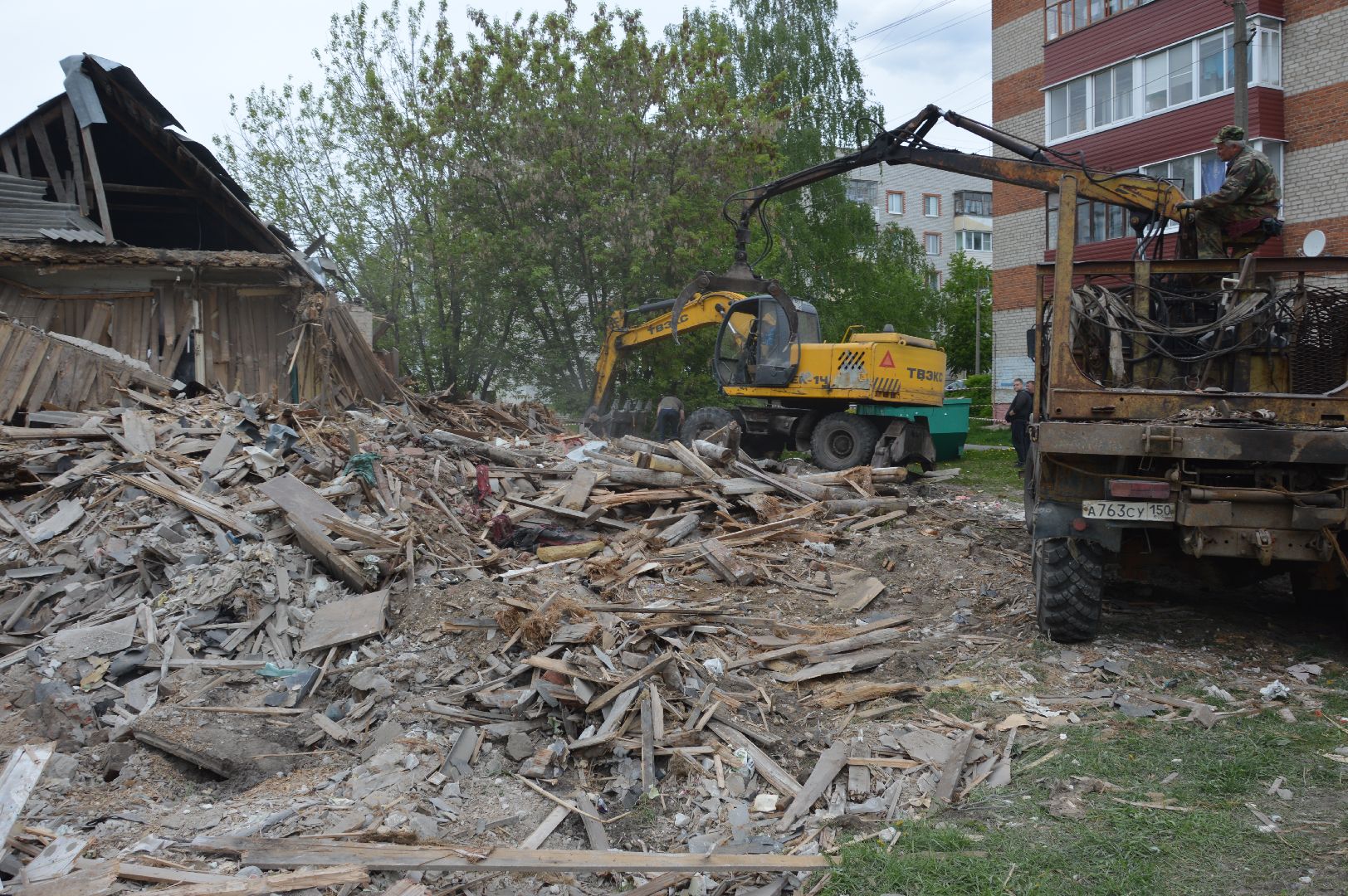 шатура, россия 1, новости подмосковья, снос дома, Переселение граждан из аварийного жилищного фонда, аврийное жилье,