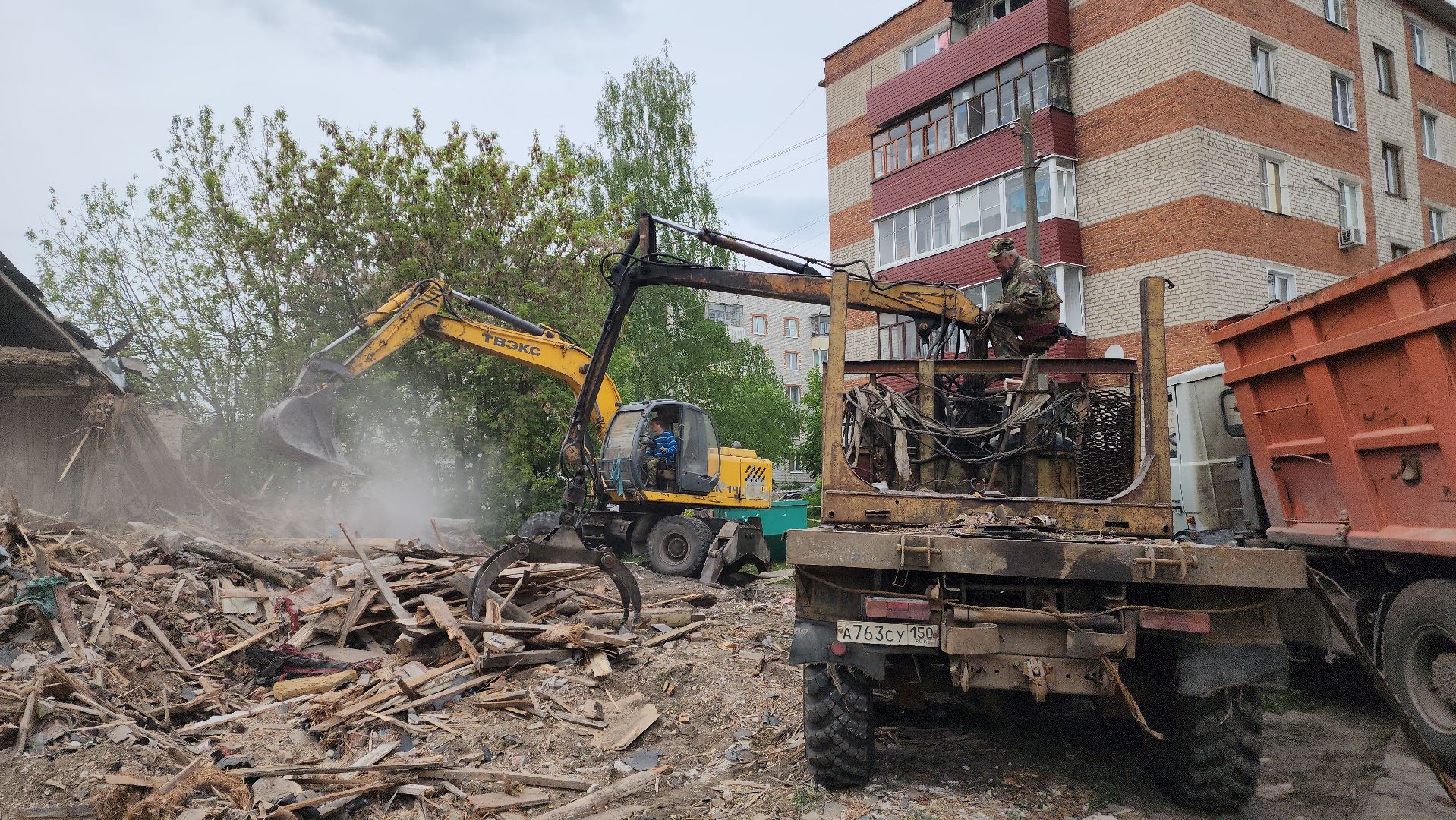 шатура, россия 1, новости подмосковья, снос дома, Переселение граждан из аварийного жилищного фонда, аврийное жилье,