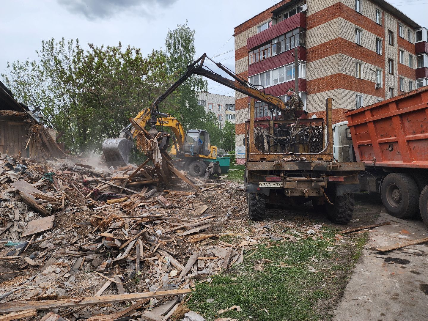 шатура, россия 1, новости подмосковья, снос дома, Переселение граждан из аварийного жилищного фонда, аврийное жилье,