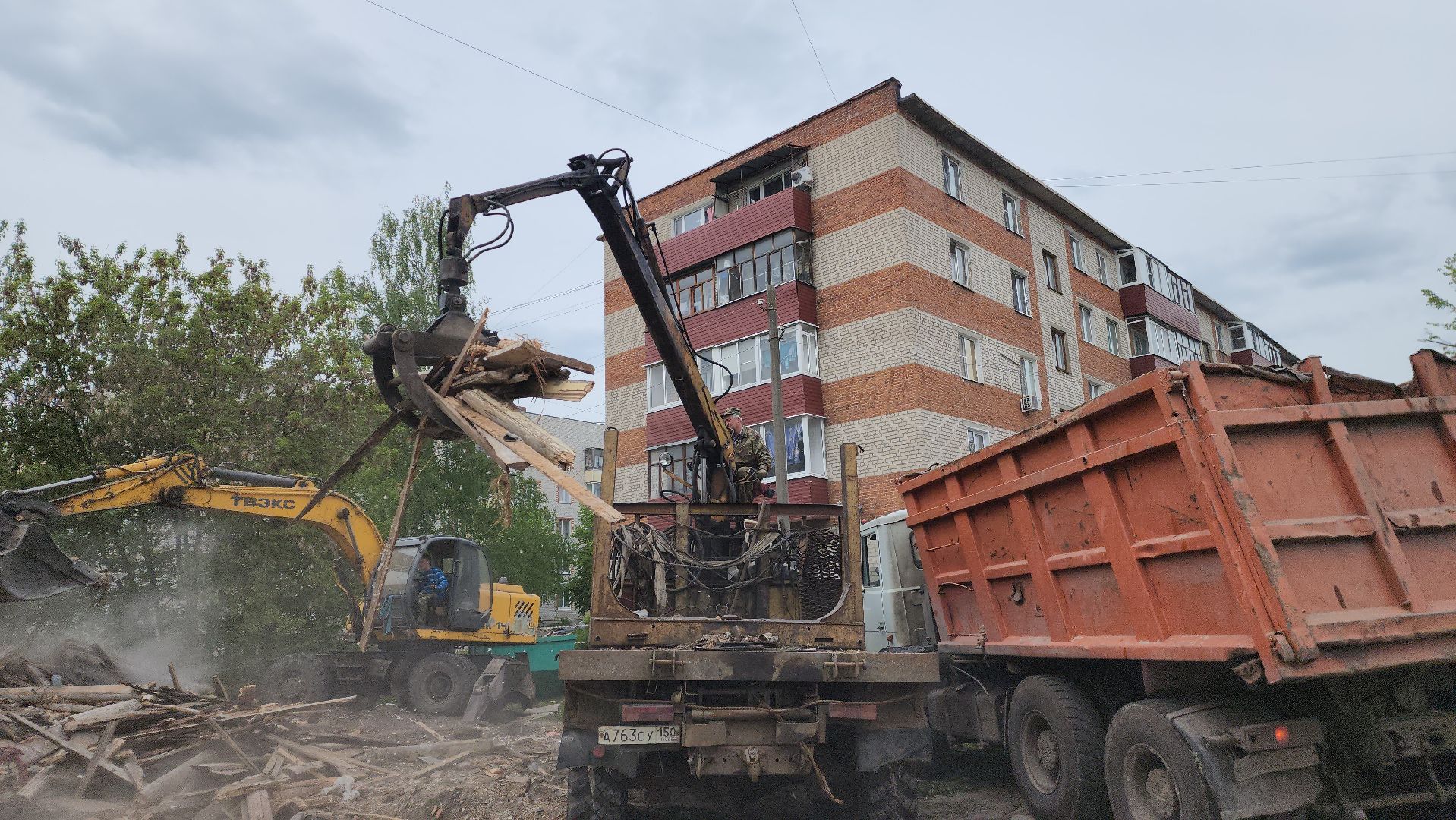 шатура, россия 1, новости подмосковья, снос дома, Переселение граждан из аварийного жилищного фонда, аврийное жилье,