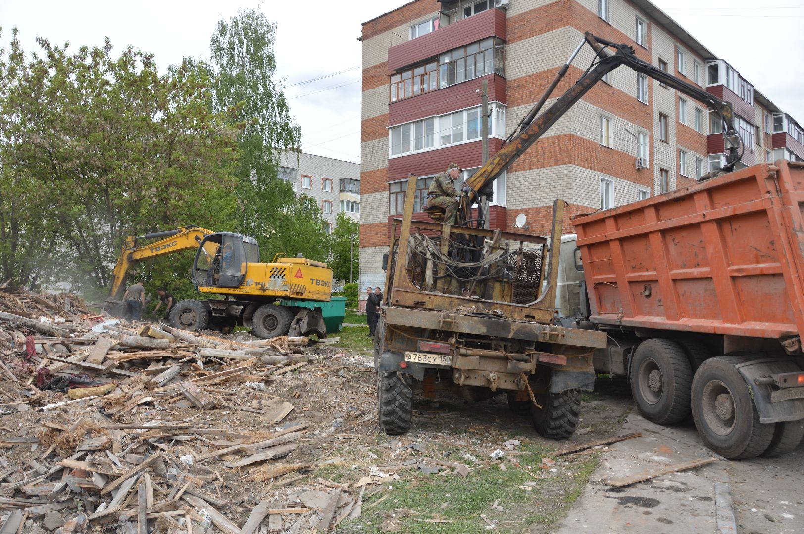 шатура, россия 1, новости подмосковья, снос дома, Переселение граждан из аварийного жилищного фонда, аврийное жилье,
