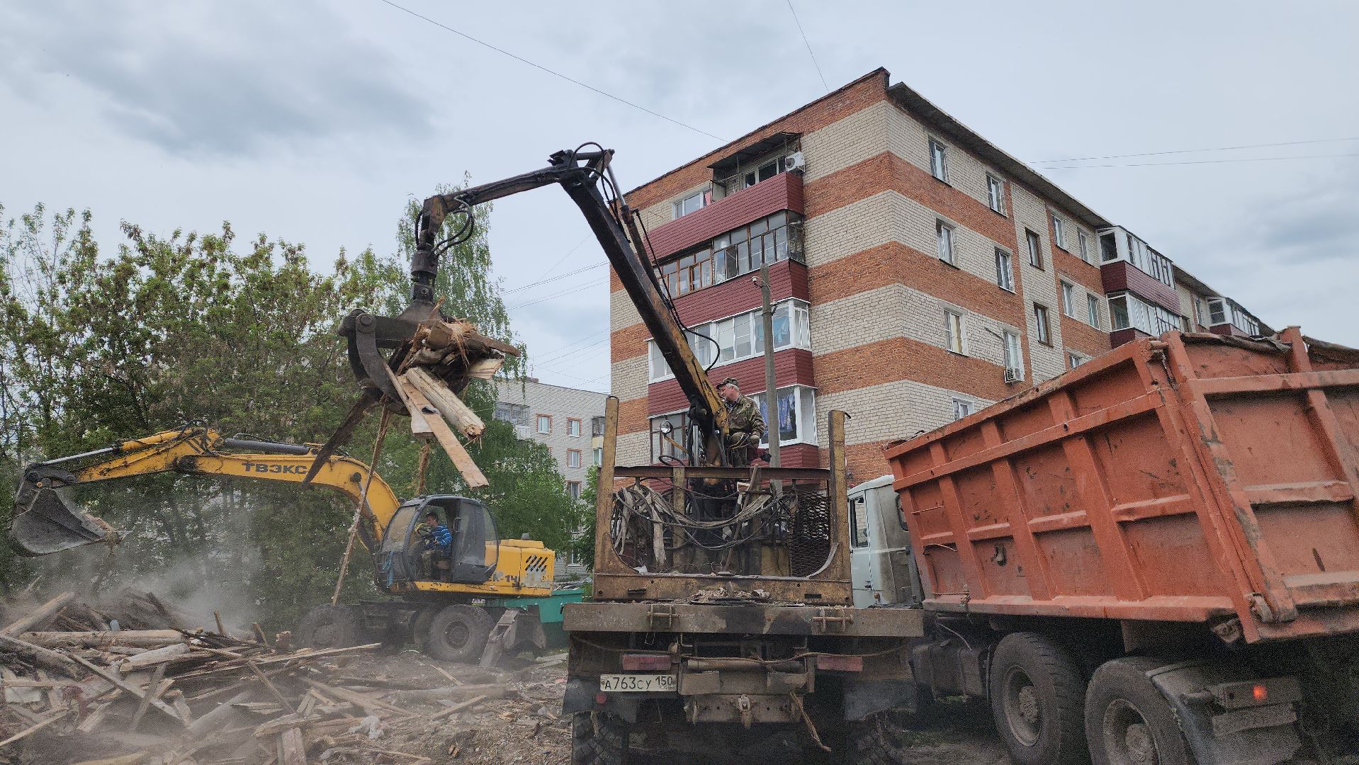 шатура, россия 1, новости подмосковья, снос дома, Переселение граждан из аварийного жилищного фонда, аврийное жилье,