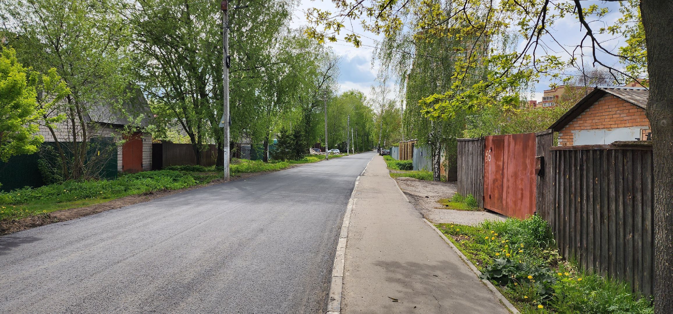 раменское, дороги, отремонтирована дорога на улице Октябрьской в Дергаево,